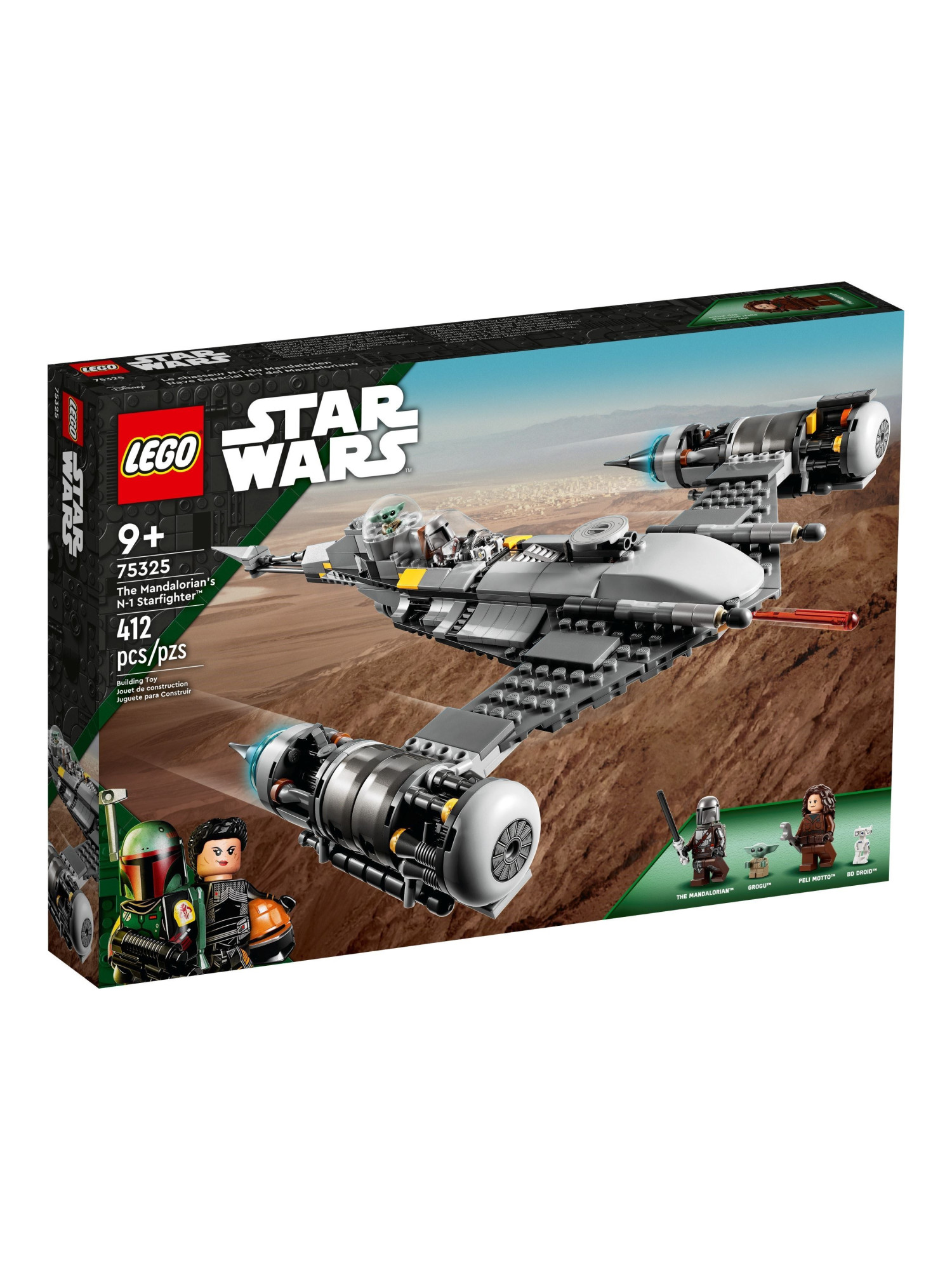 Конструктор LEGO Star Wars Истребитель Мандалорца 412 дет. - фото 1