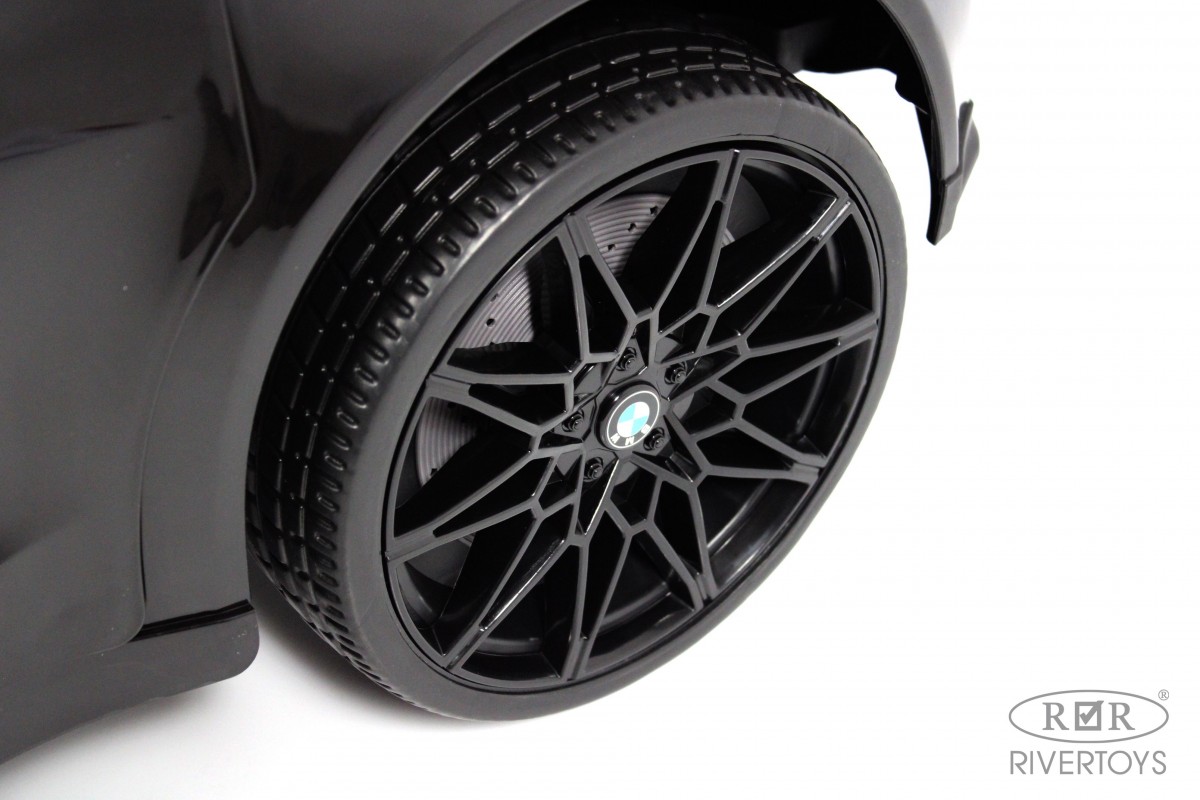 Электромобиль RIVERTOYS BMW A004AA-BMW-BLACK-GLANEC С пультом ДУ - фото 18