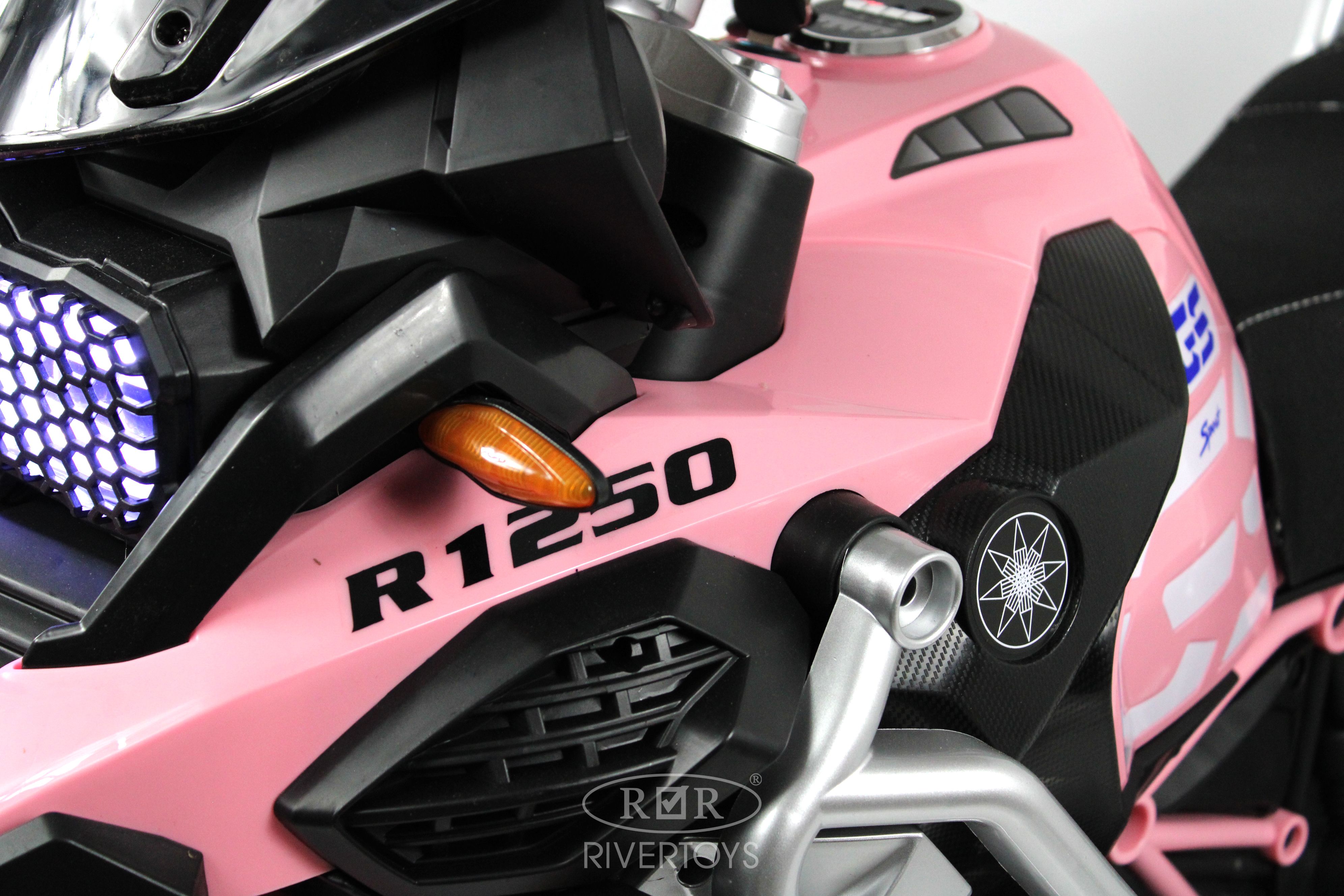 Электромотоцикл RIVERTOYS М111БХ-PINK - фото 16