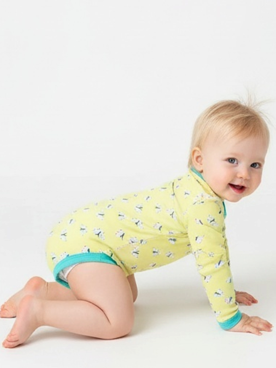 Боди Linas baby 1282-9 Желтый - фото 4