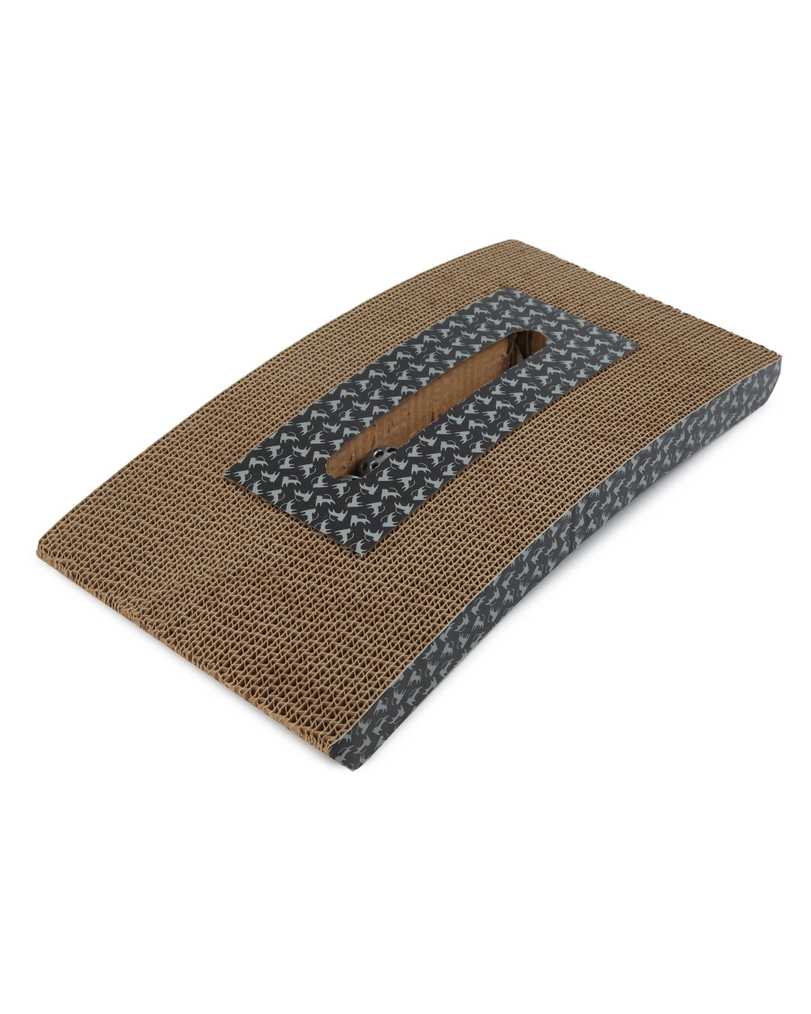 Изображение товара Когтеточка для кошек Barbaks Когтеточка-трек Качель 51x27см для игр и царапаний