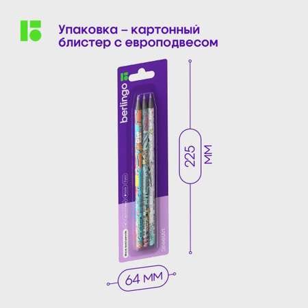 Карандаши чернографитные BERLINGO 1 шт.