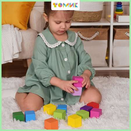 Игрушка Томик кубики Цветные