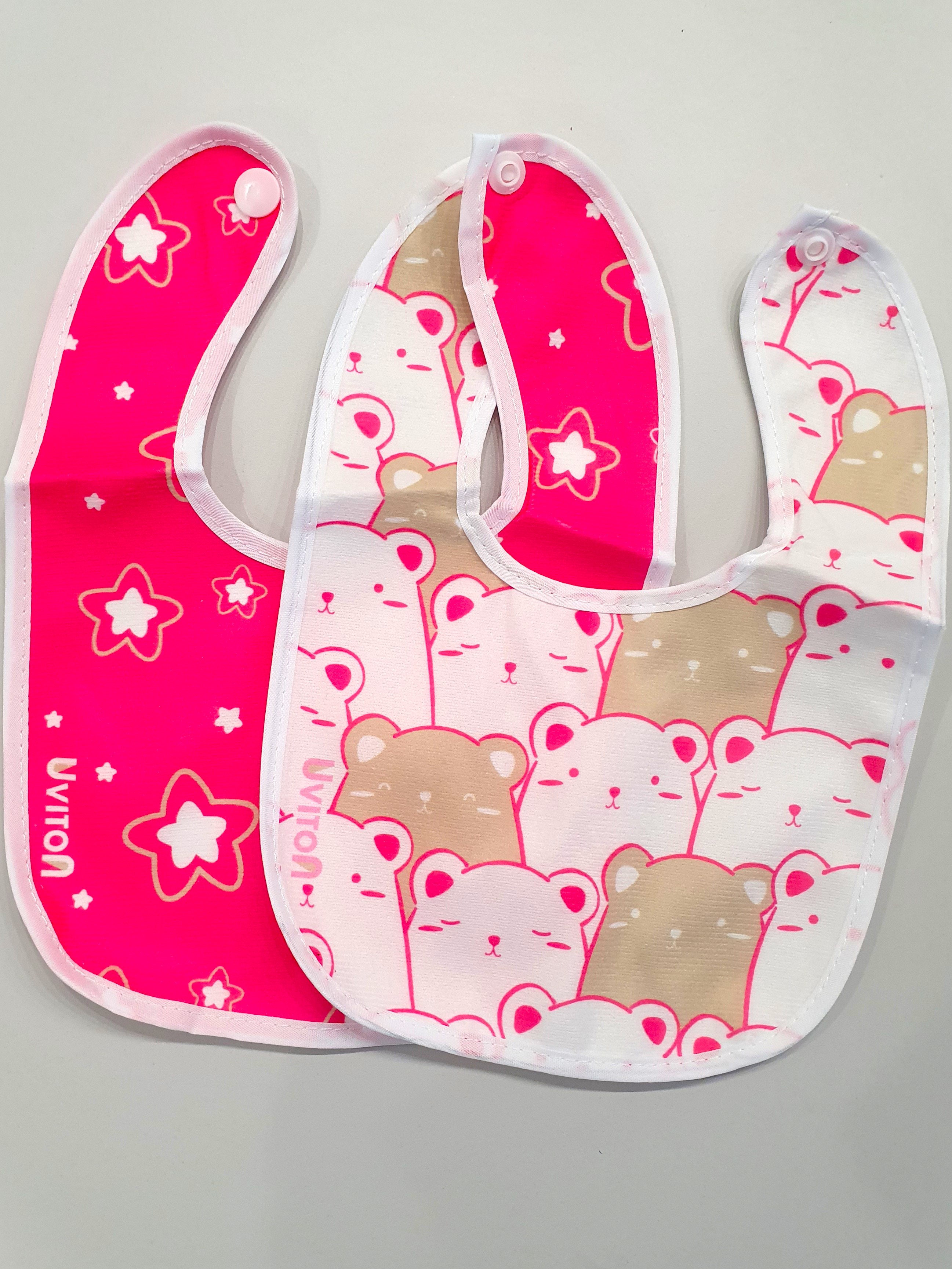 Нагрудник Uviton текстиль 2 шт. в ассортименте - фото 1