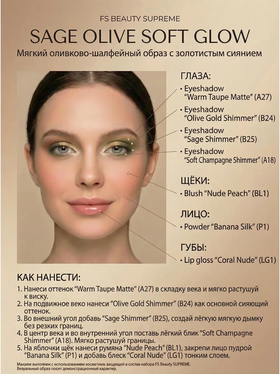 Подарочный набор декортивной косметики FS Beauty De Lux - фото 14