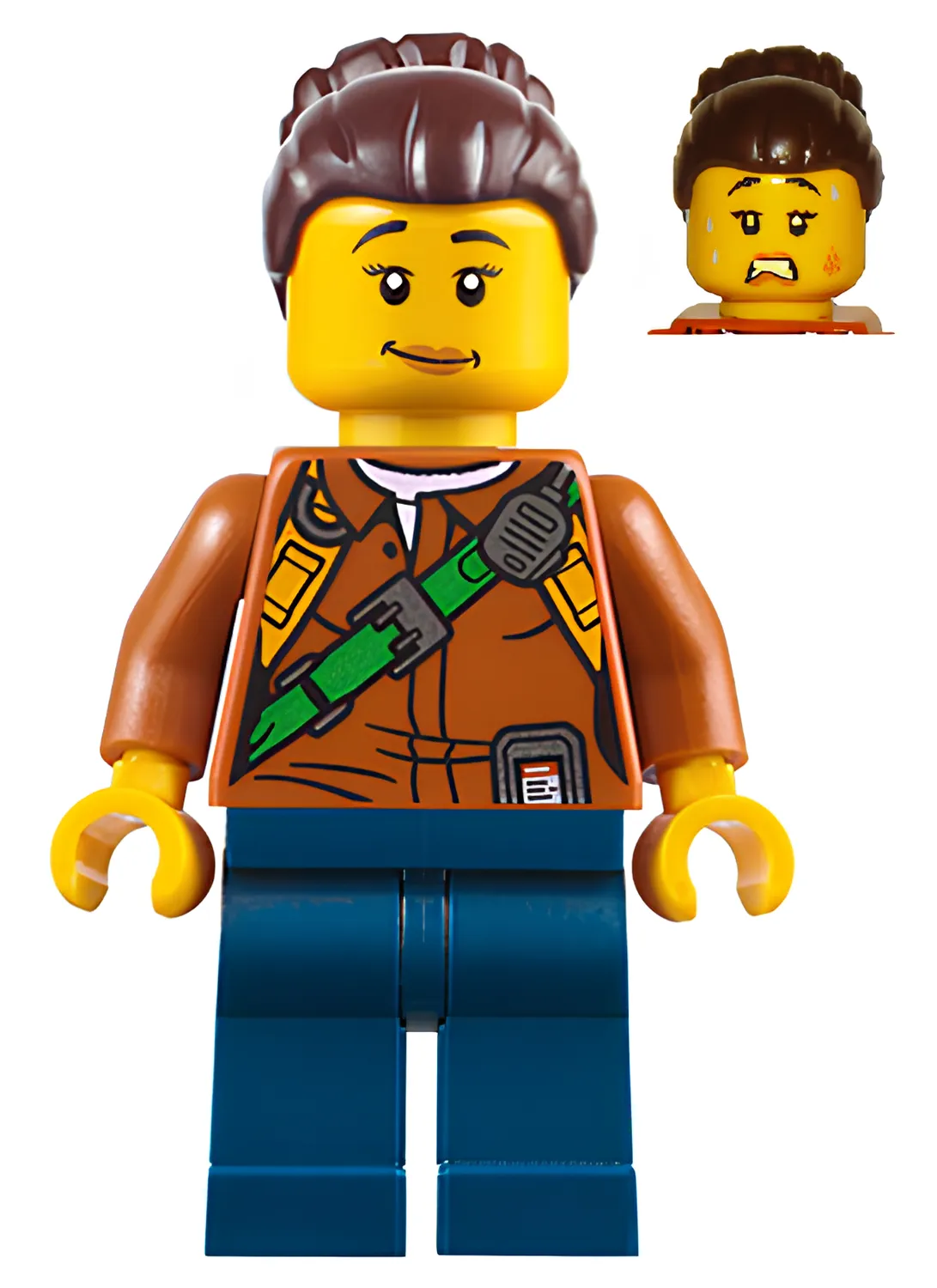 Изображение товара  LEGO City Джунгли Исследователь Женщина Фигурка в оранжевой рубашке