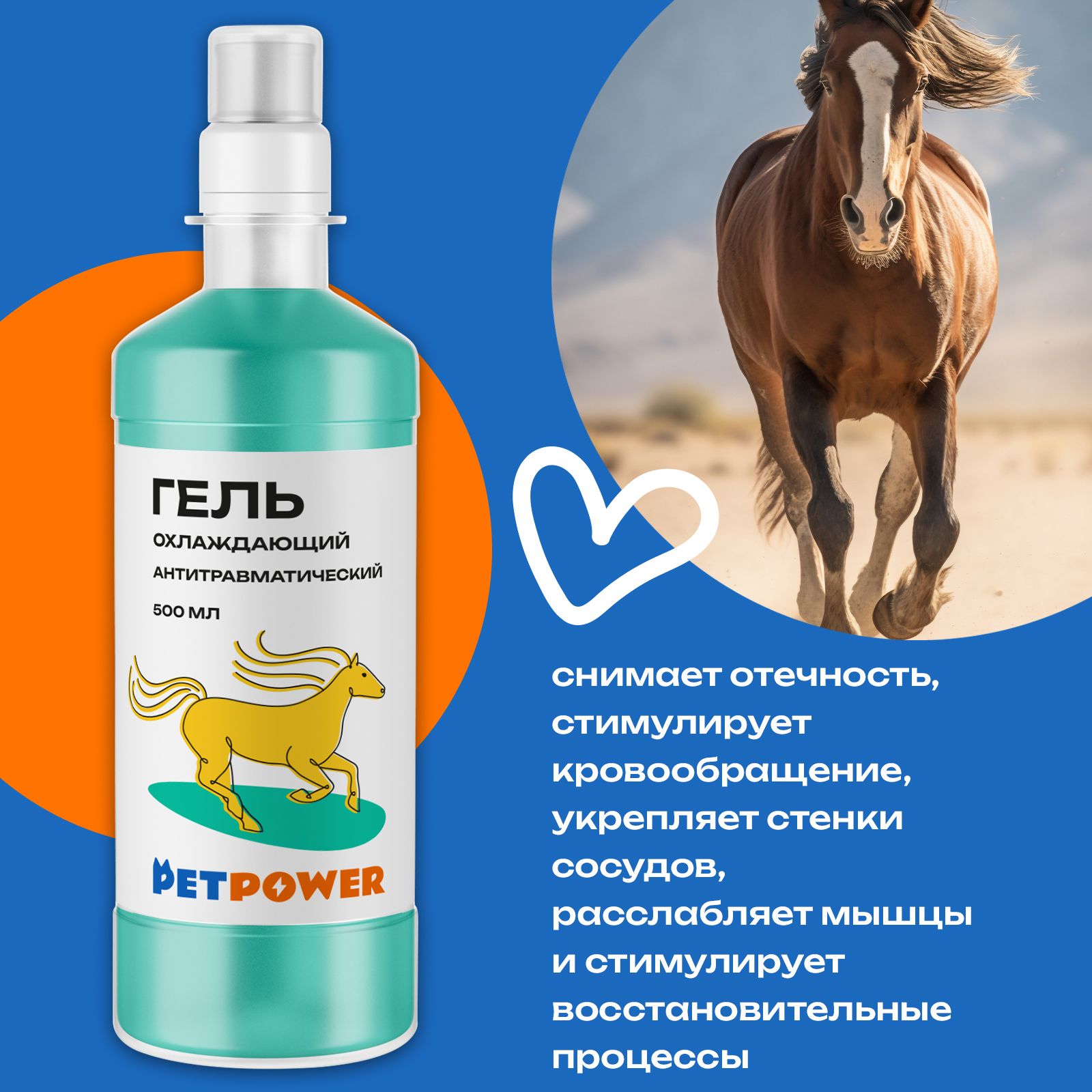 Гель охлаждающий PETPOWER антитравматический - фото 4