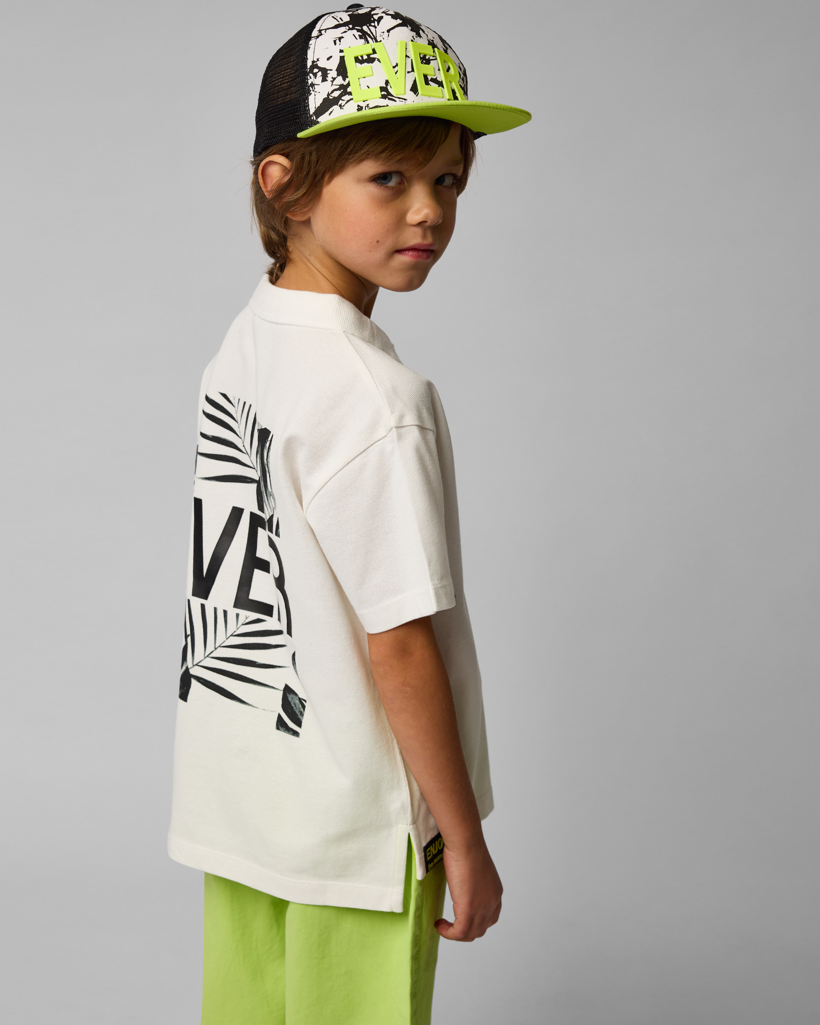 Изображение товара Поло Futurino Fashion Белая 116 Платье-поло с отложным воротником