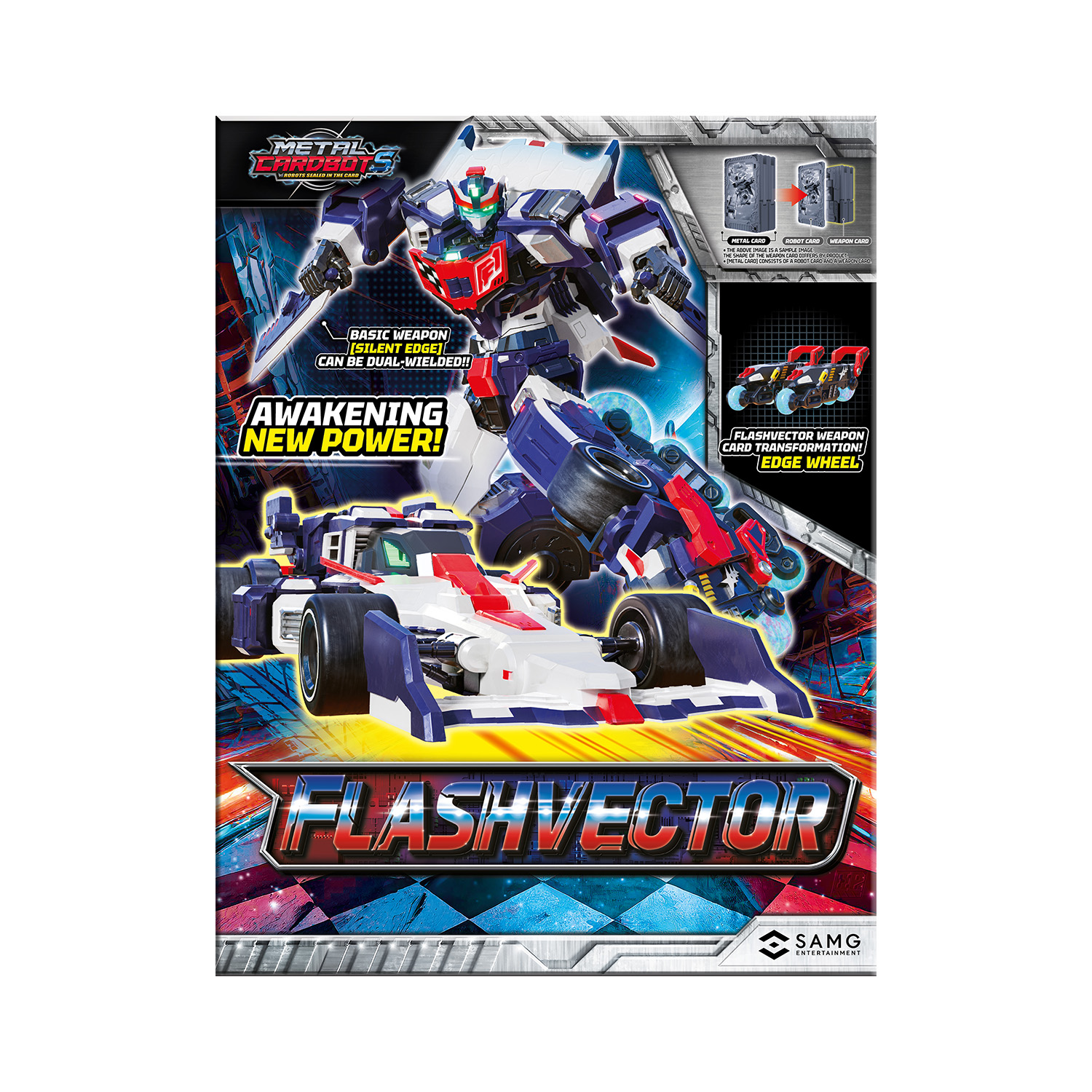 Фигурка METAL-CARDBOT Флэшвектор - фото 12