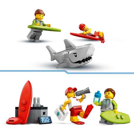Конструктор LEGO City Пляжная спасательная машина блочный