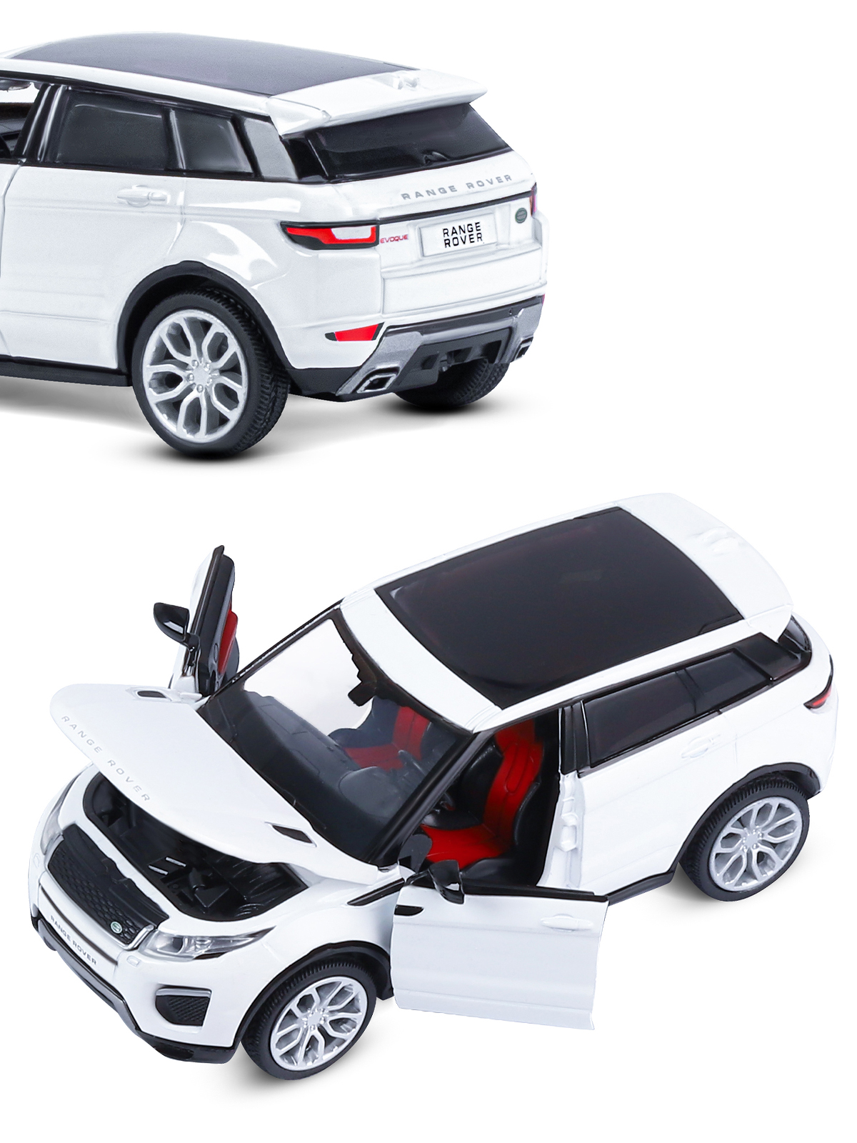 Внедорожник АВТОпанорама Land Rover Range Rover Evoque 1:32 JB1251329 - фото 10