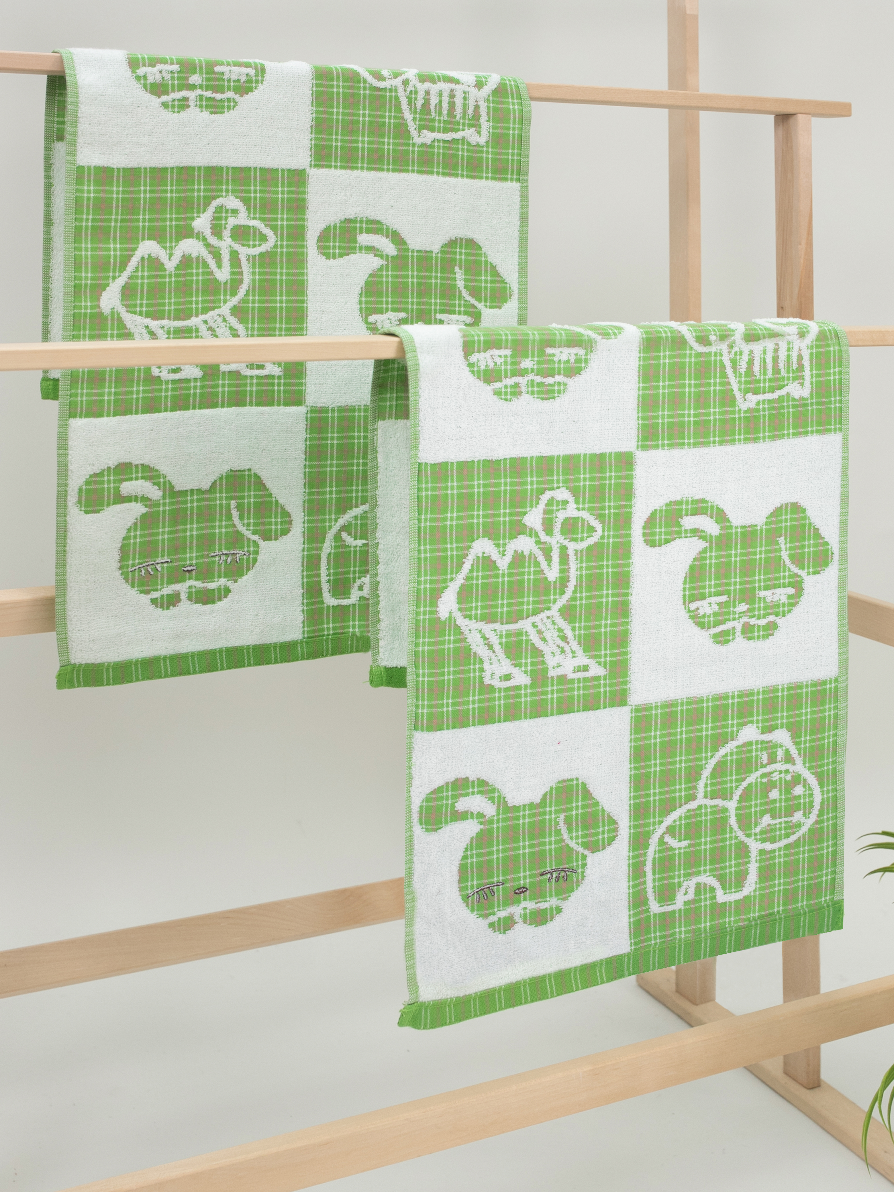 Полотенце Wellness ЗОО_1-45 Набор_2 34 x 76 см 2 шт. - фото 2