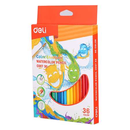 Карандаши цветные Deli 36 шт.