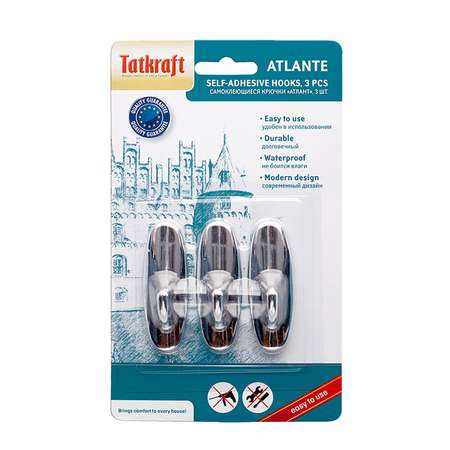 Крючок Tatkraft Atlant самоклеющийся