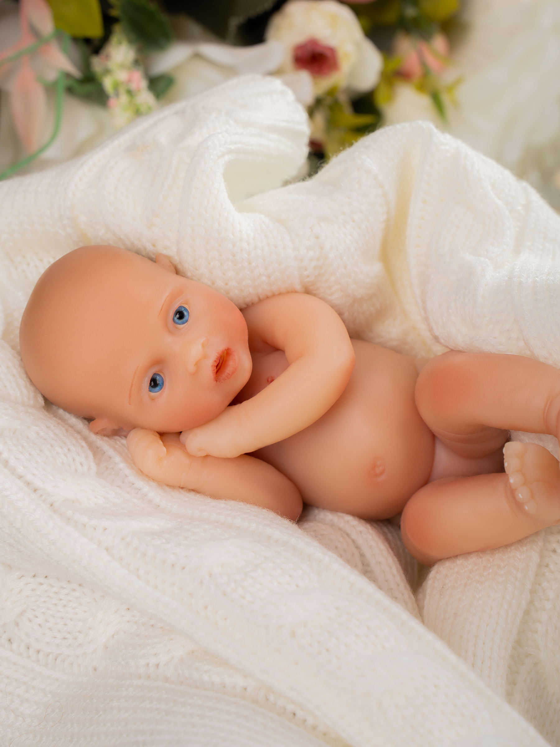 Кукла мини Magic Manufactory Magic baby Пупс реборн девочка высота 19 см 4631162180901 - фото 27