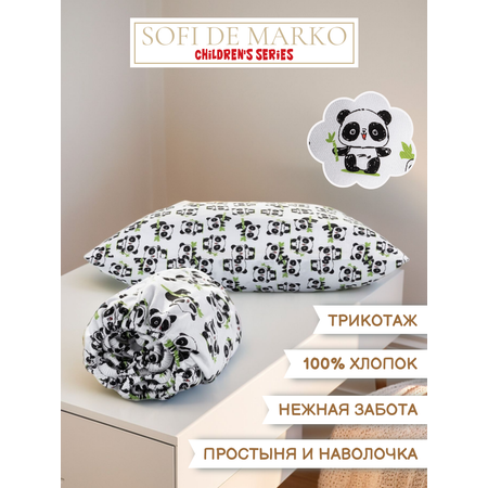Комплект простыня и наволочка Sofi de Marko Baby №8