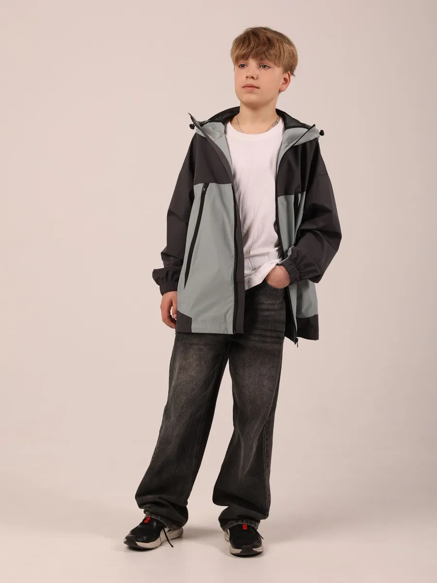 Ветровка Аврора 946-голубой/графит - фото 9