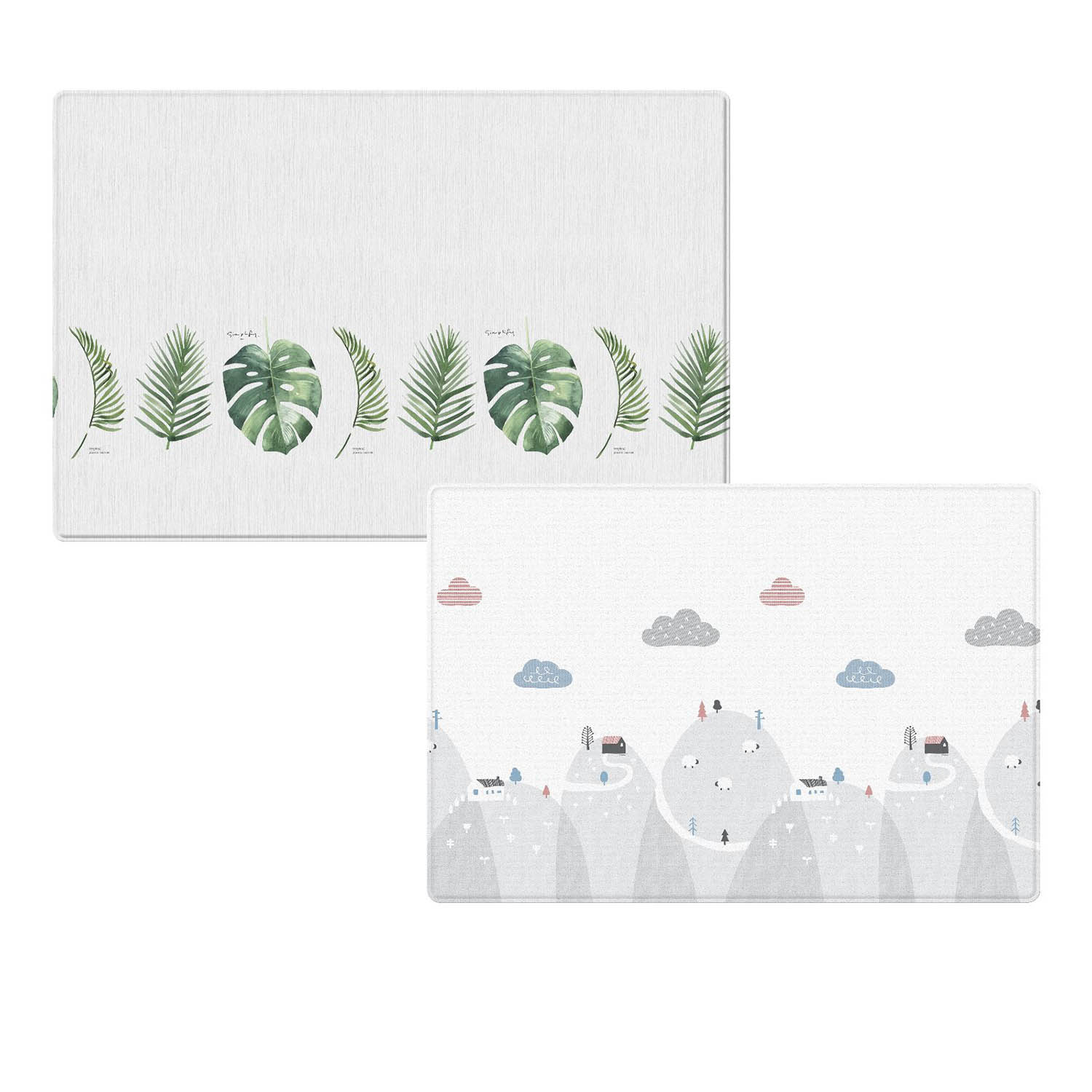 Коврик двухсторонний PARKLON Pure Soft Монстера и Холмы PB-932-BCHW - фото 24