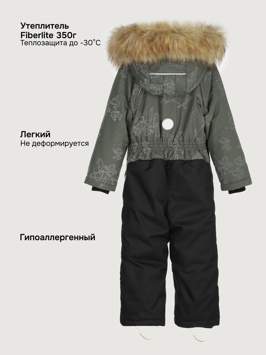 Комбинезон NIKASTYLE 8з0325 хаки/черный - фото 4