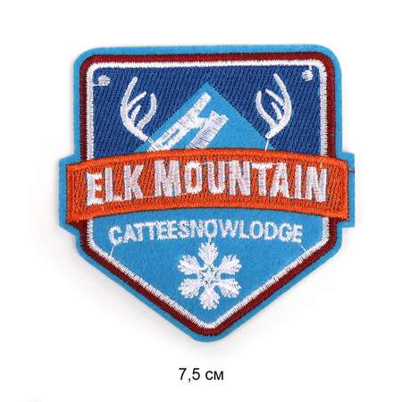 Термоаппликации вышитые TBY Mountain 7,5см 10шт