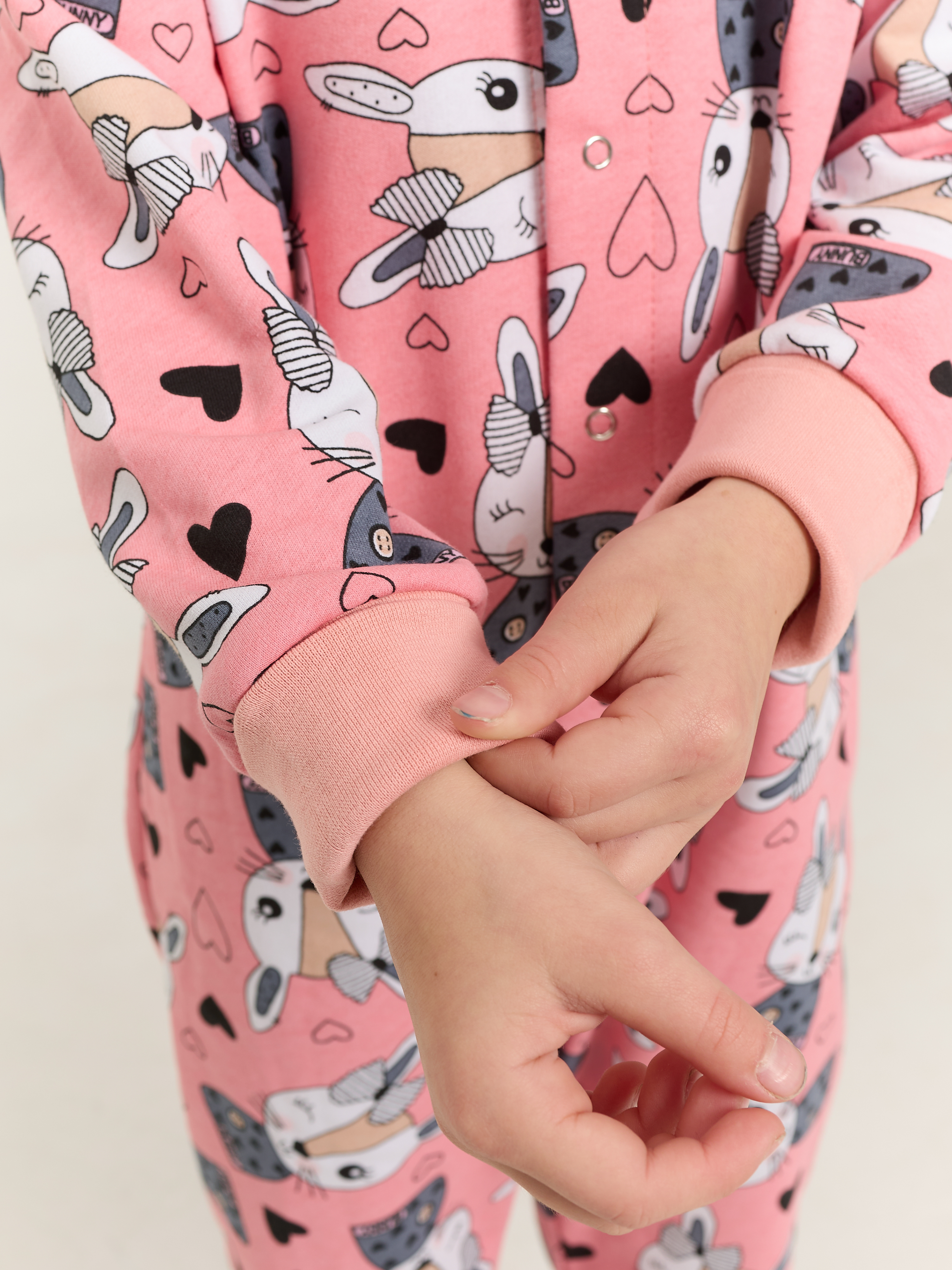 Пижама Весёлый человечек Д00201/Зайки - фото 3