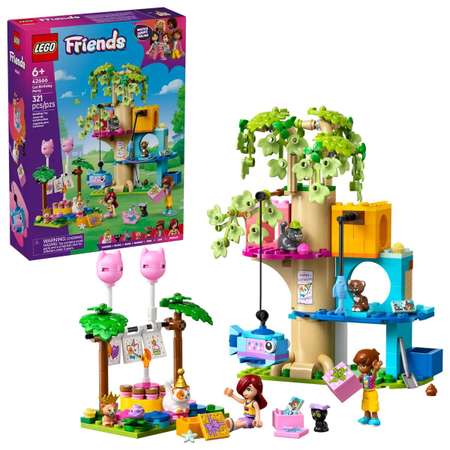 Конструктор LEGO Friends День рождения кошки блочный
