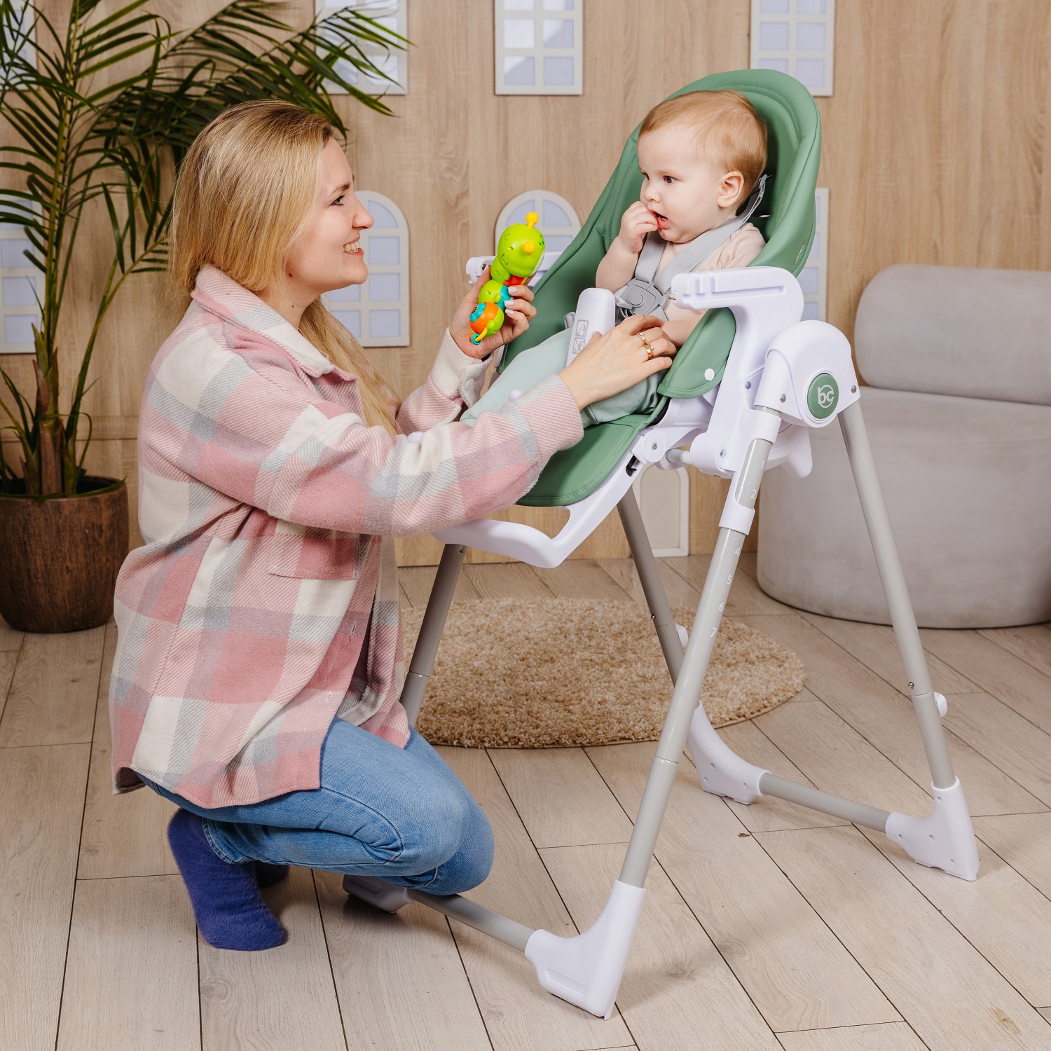 Стульчик для кормления BabyCare Peanut классический - фото 17