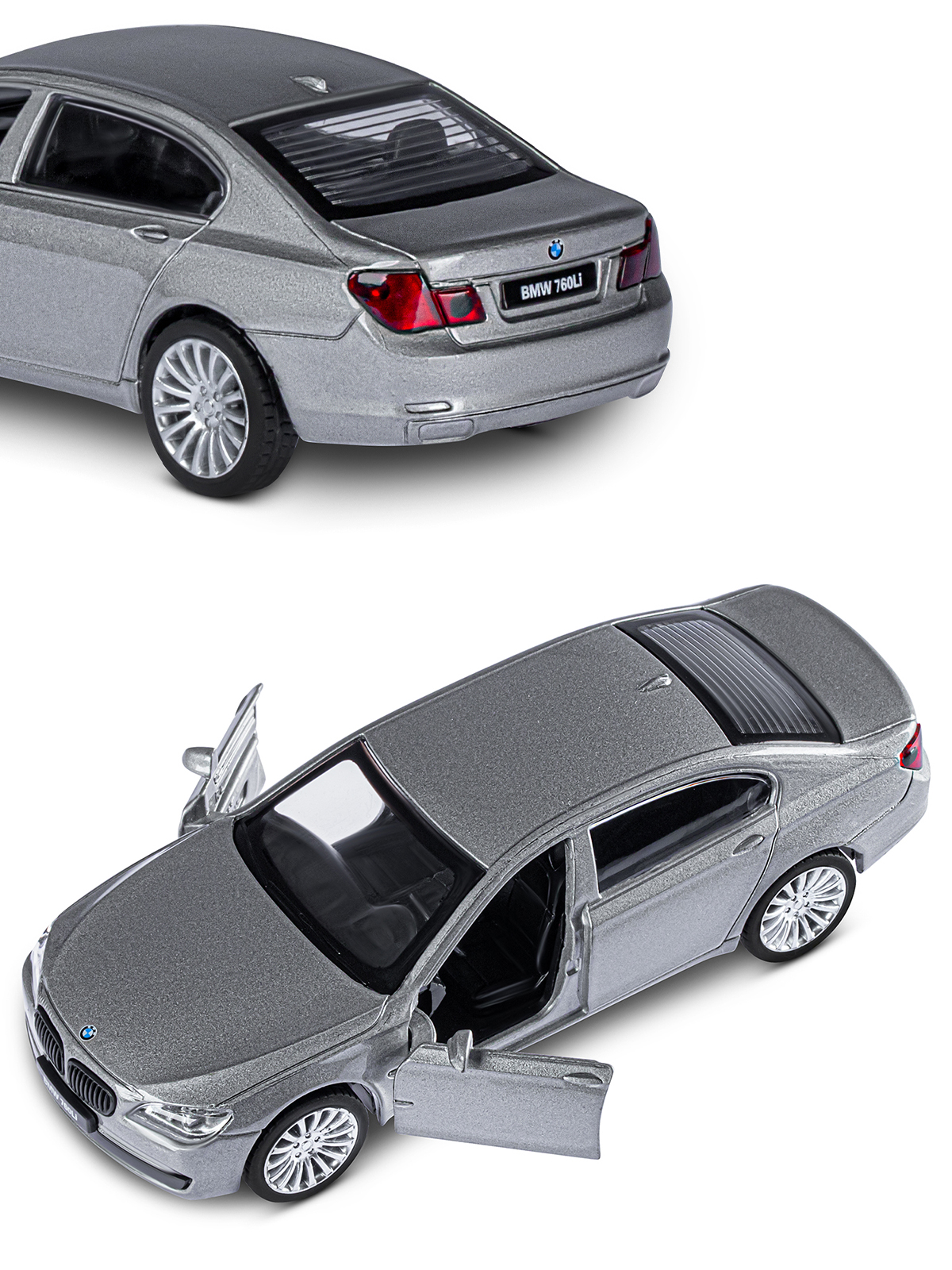 Автомобиль АВТОпанорама BMW 760 LI 1:46 JB1251260 - фото 9