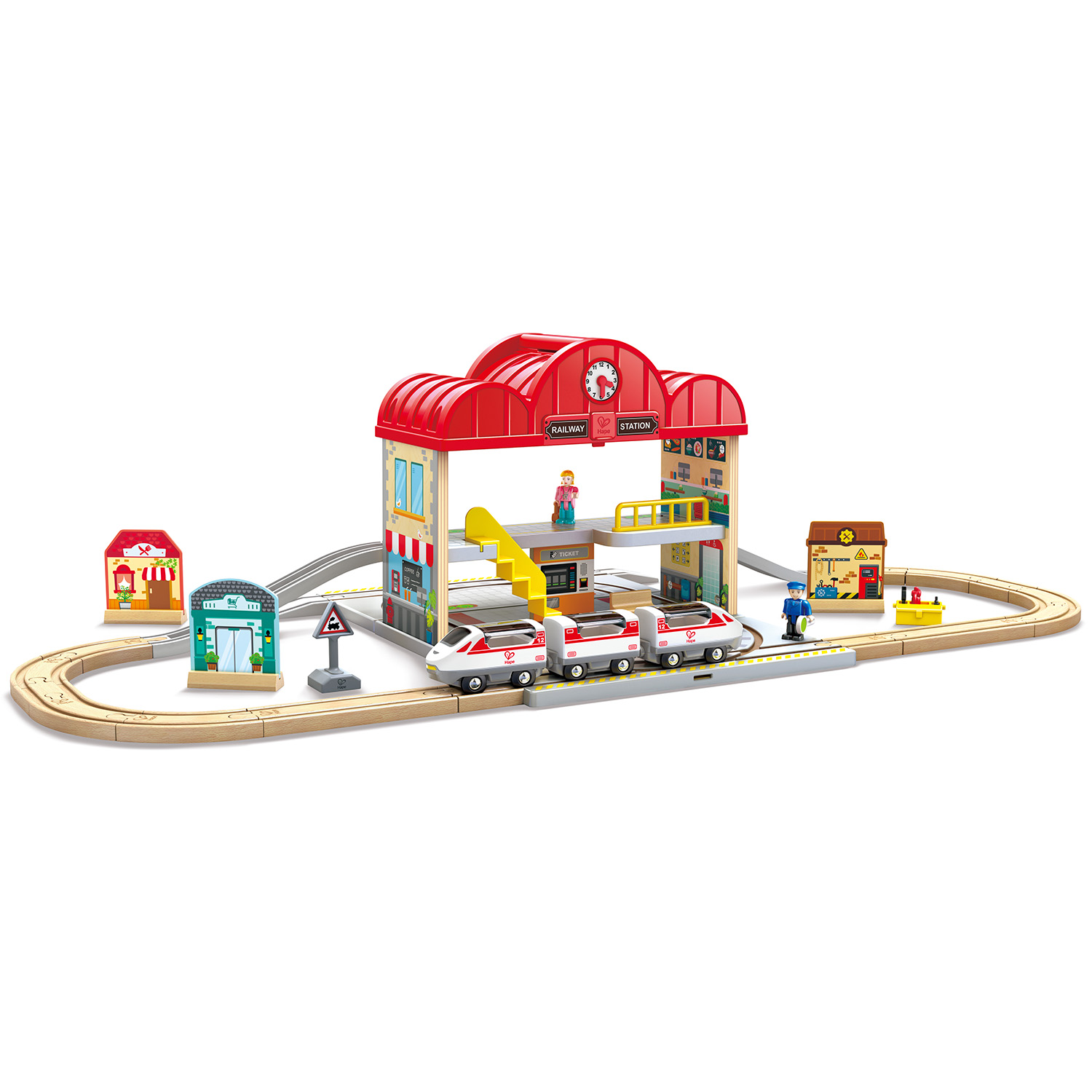 Набор железнодорожный Hape E3877_HP - фото 2