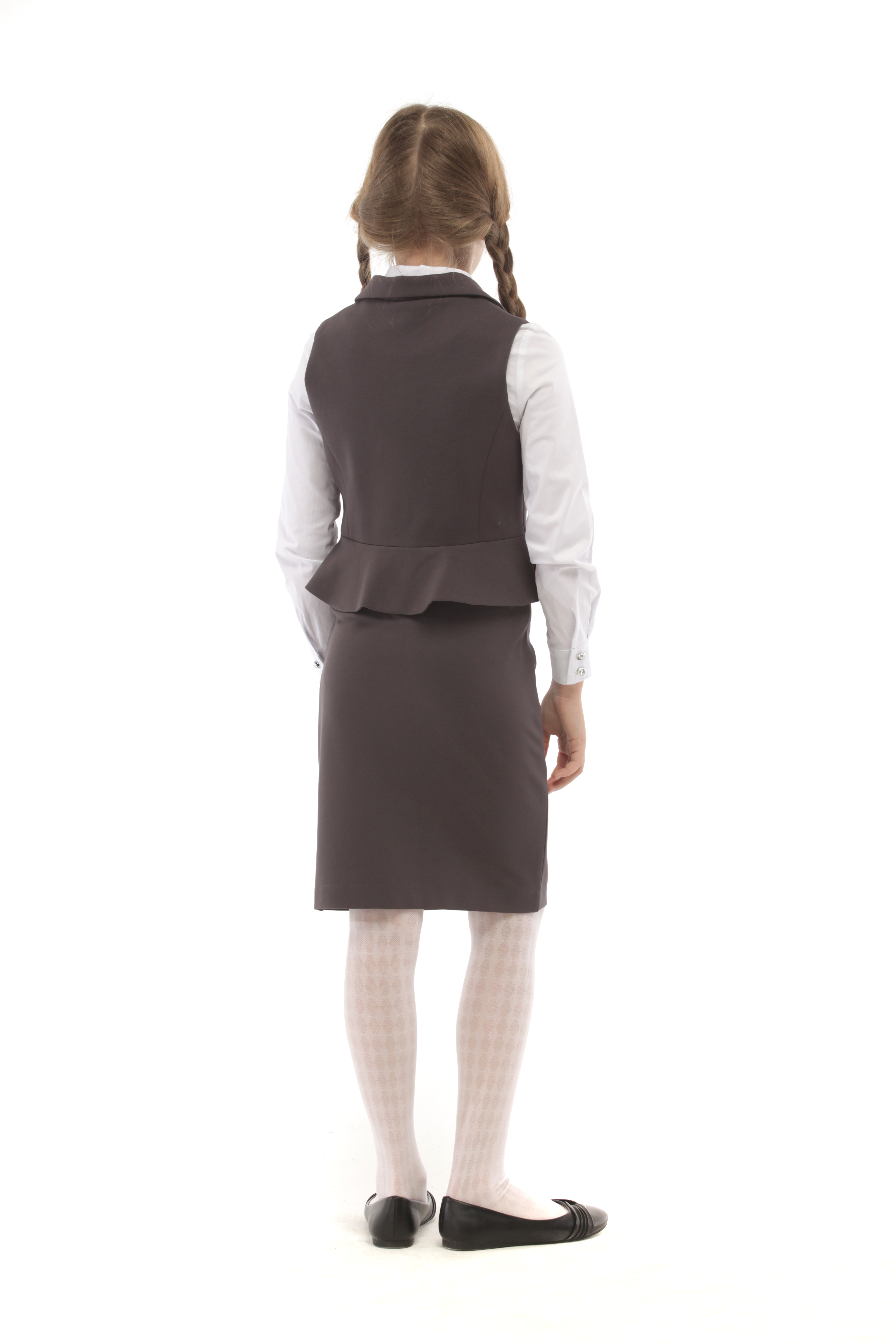 Жилет Stylish AMADEO AV-071-серый - фото 2