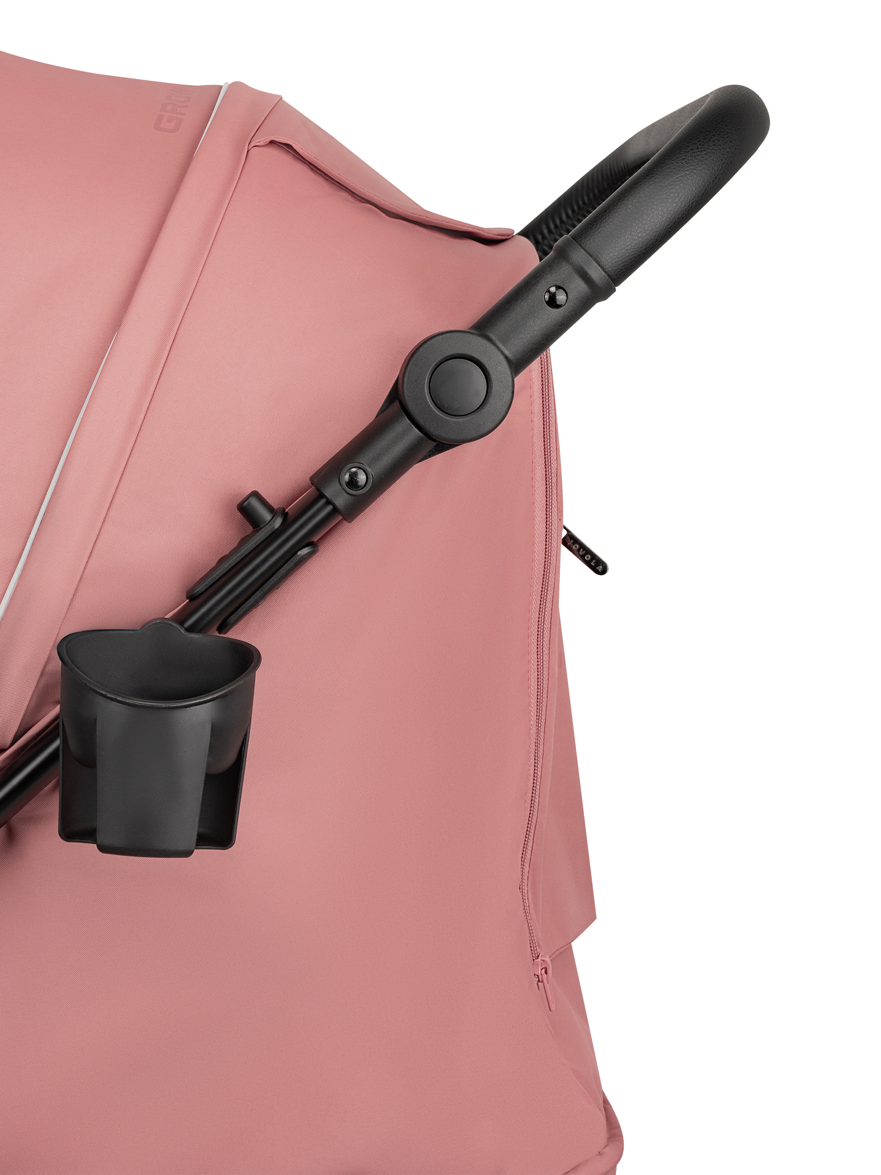 Коляска прогулочная JOVOLA SELENA Air 2025 с сумкой розовый - фото 28