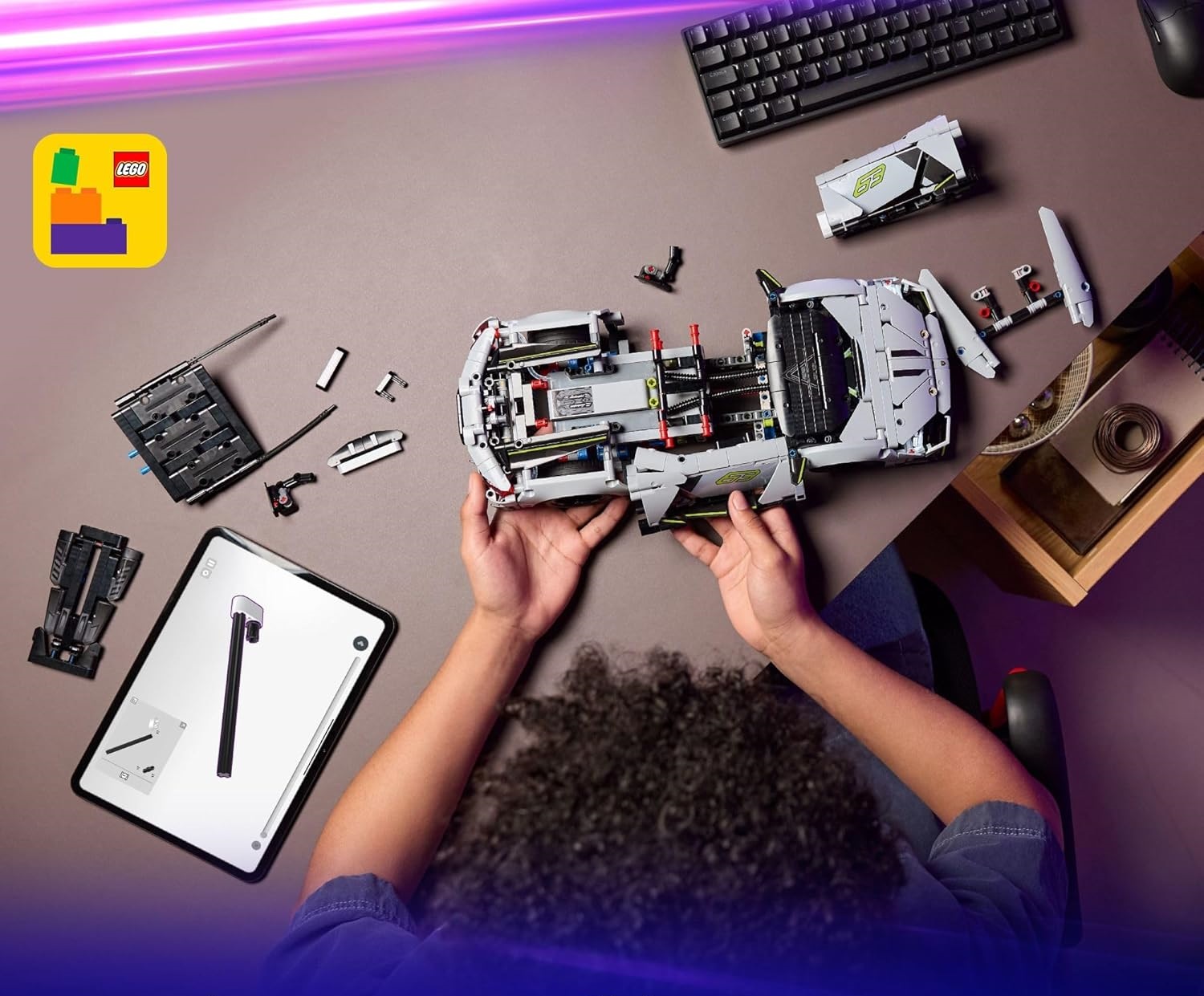 Конструктор LEGO Technic Lamborghini Revuelto 1135 дет. - фото 6