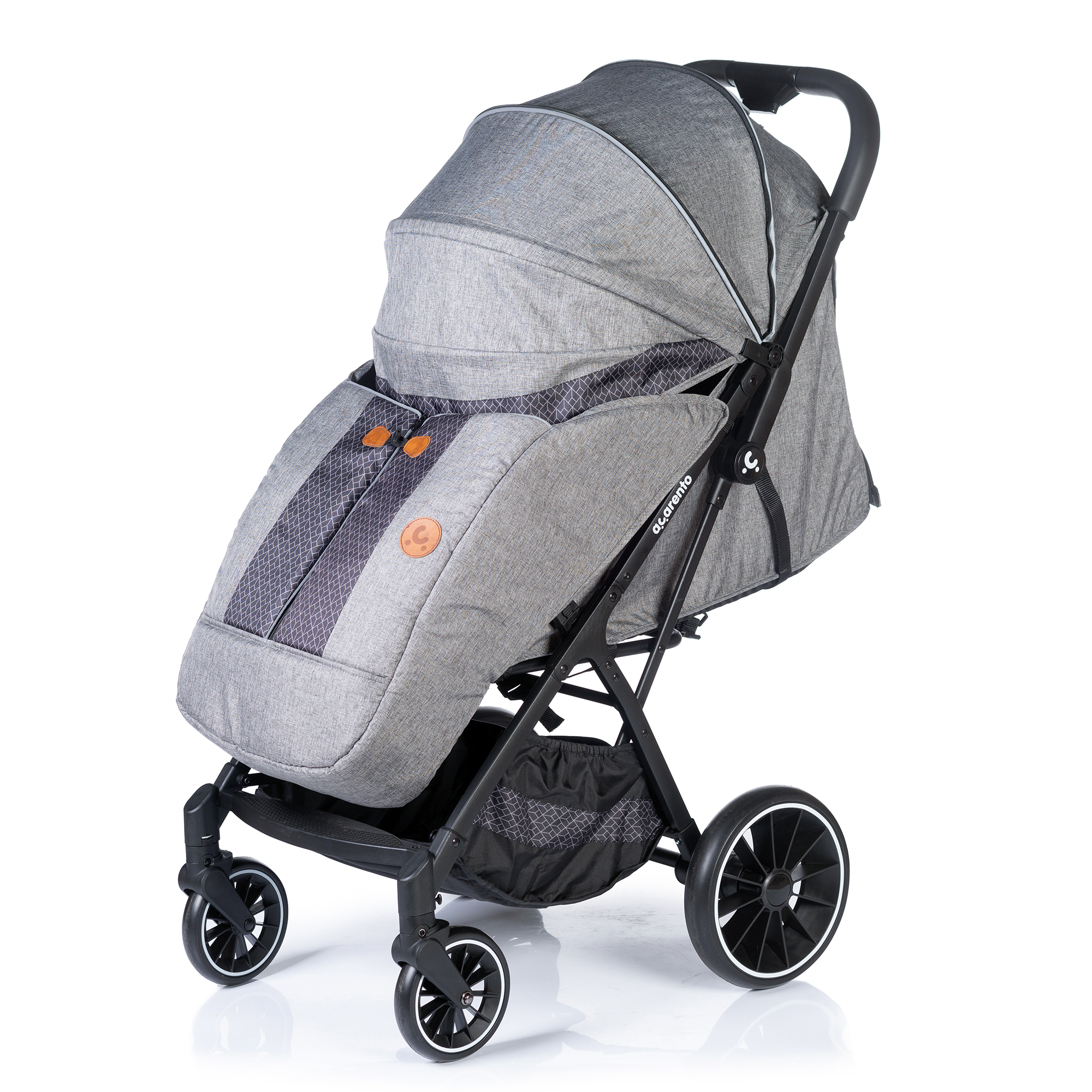 Коляска прогулочная Acarento Antero серый - фото 15