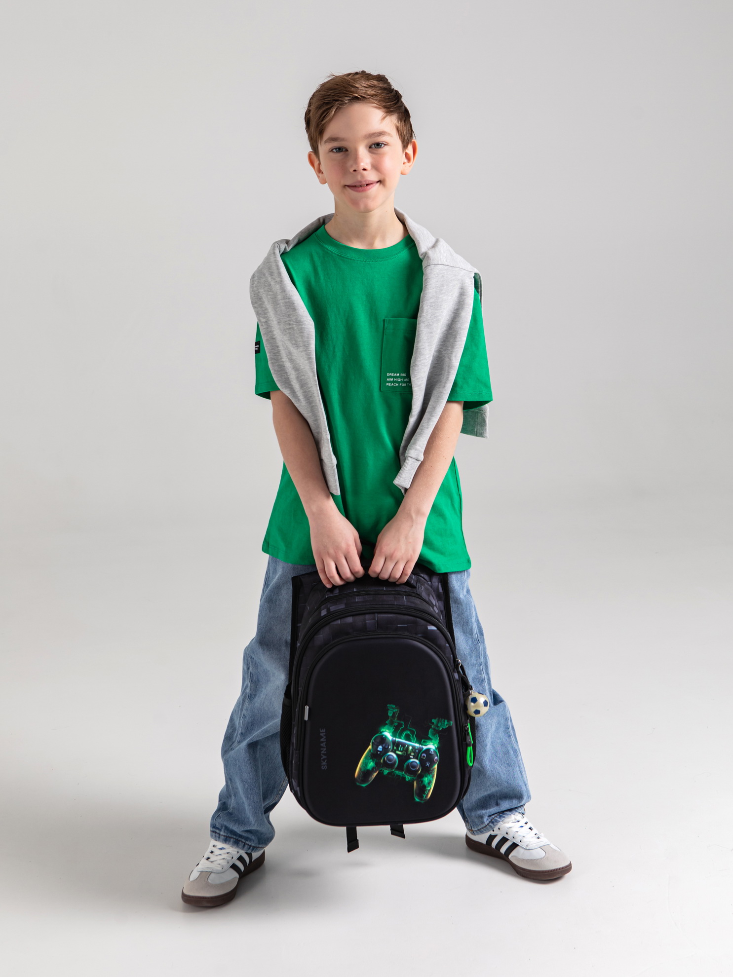 Рюкзак SkyName 1-4 класс, набор 4 в 1 - фото 4