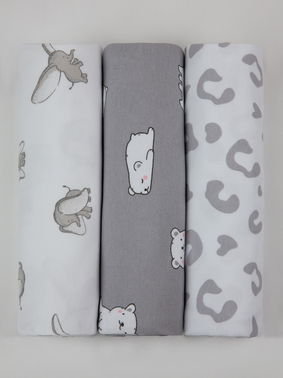 Пелёнка inlovery трикотаж 85х100 см 3 шт. - фото 2