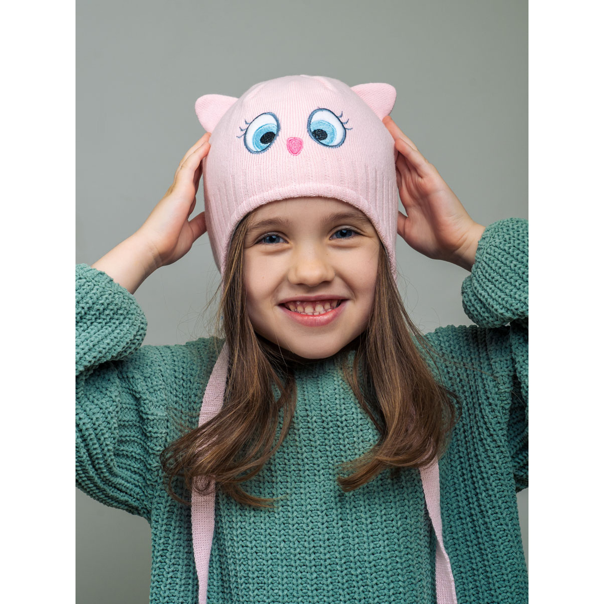 Шапка ПриКиндер D3-1952 Цвет: Розовый - фото 12