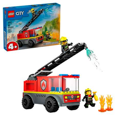 Конструктор LEGO City Пожарная машина с лестницей 82 дет.