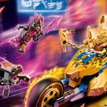 Конструктор LEGO NINJAGO Мотоцикл Джея Золотой дракон 56 дет.