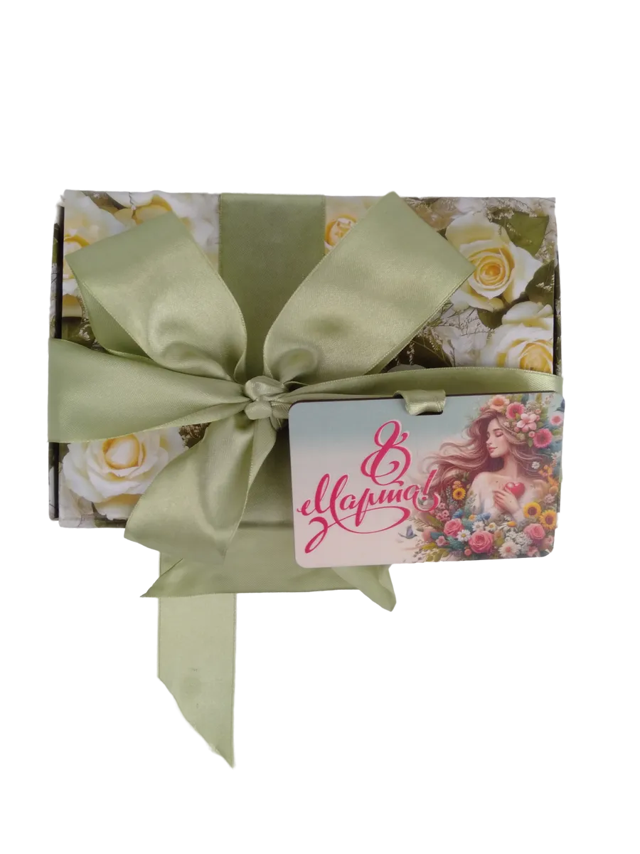 Магнит на холодильник Задира бирка на подарок с 8 Марта - фото 2