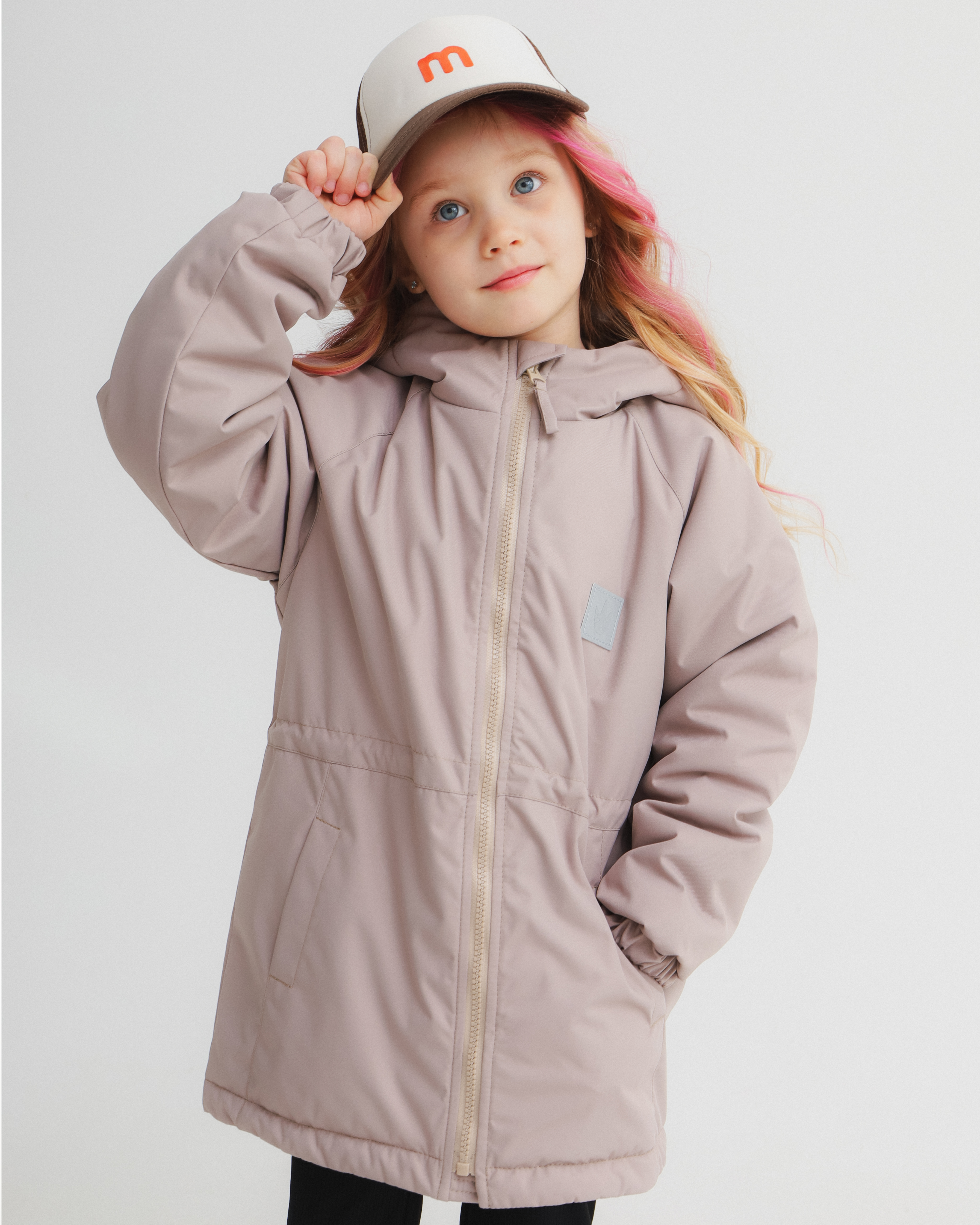 Куртка MINIDINO G-VO-Krt-107/0Куртка демисезонная Квест бежевая детская - фото 1