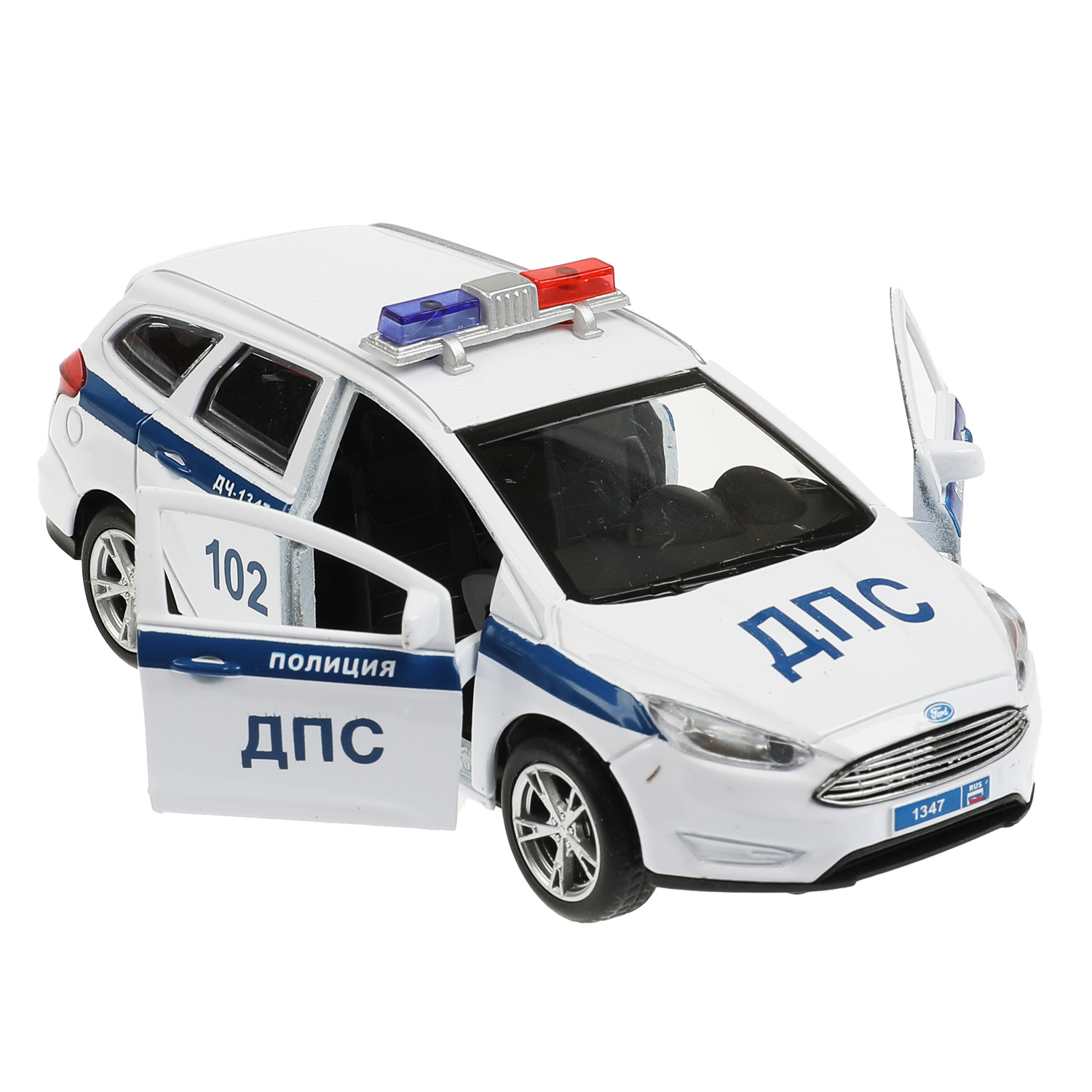 Автомобиль Технопарк Ford белый 345532 - фото 6