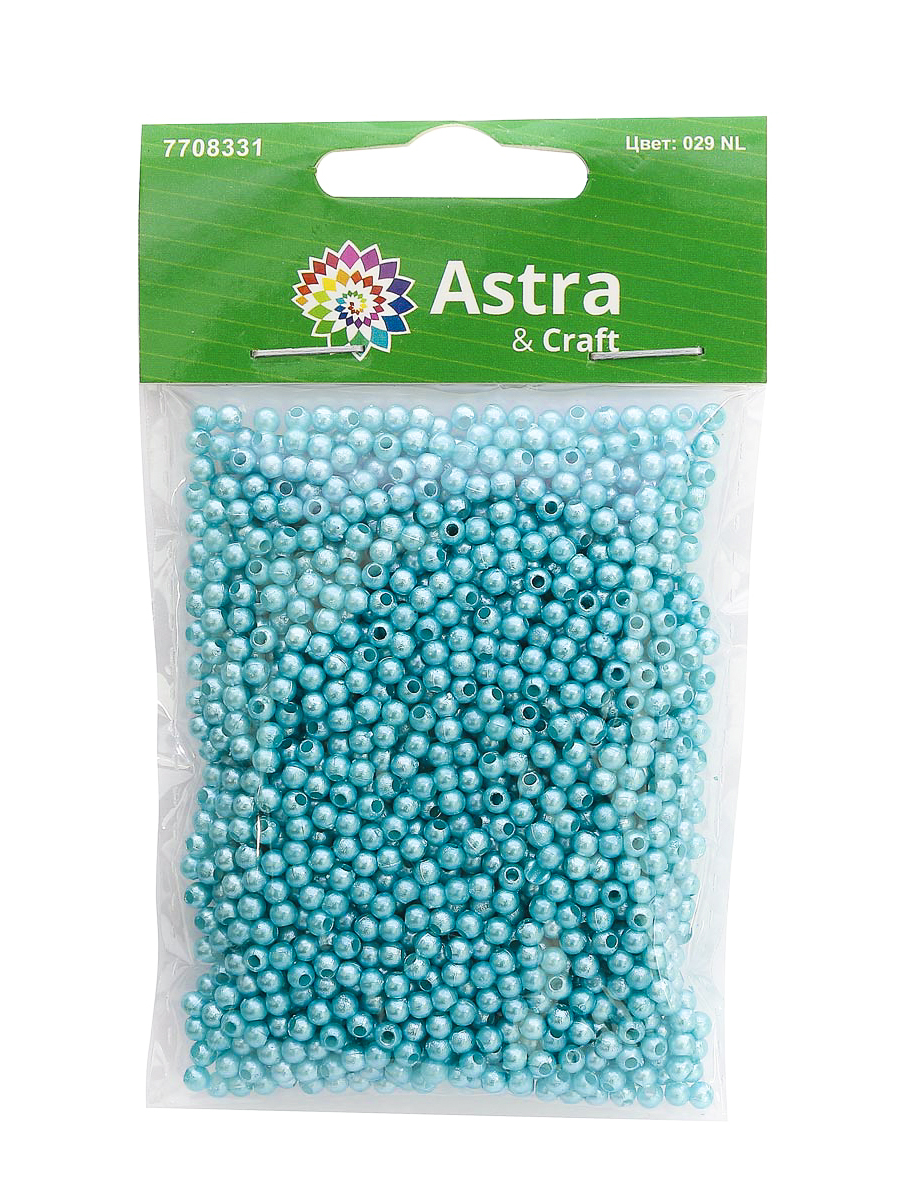 Набор для творчества Astra Craft Бусины 3 мм 20 г круглые - фото 6