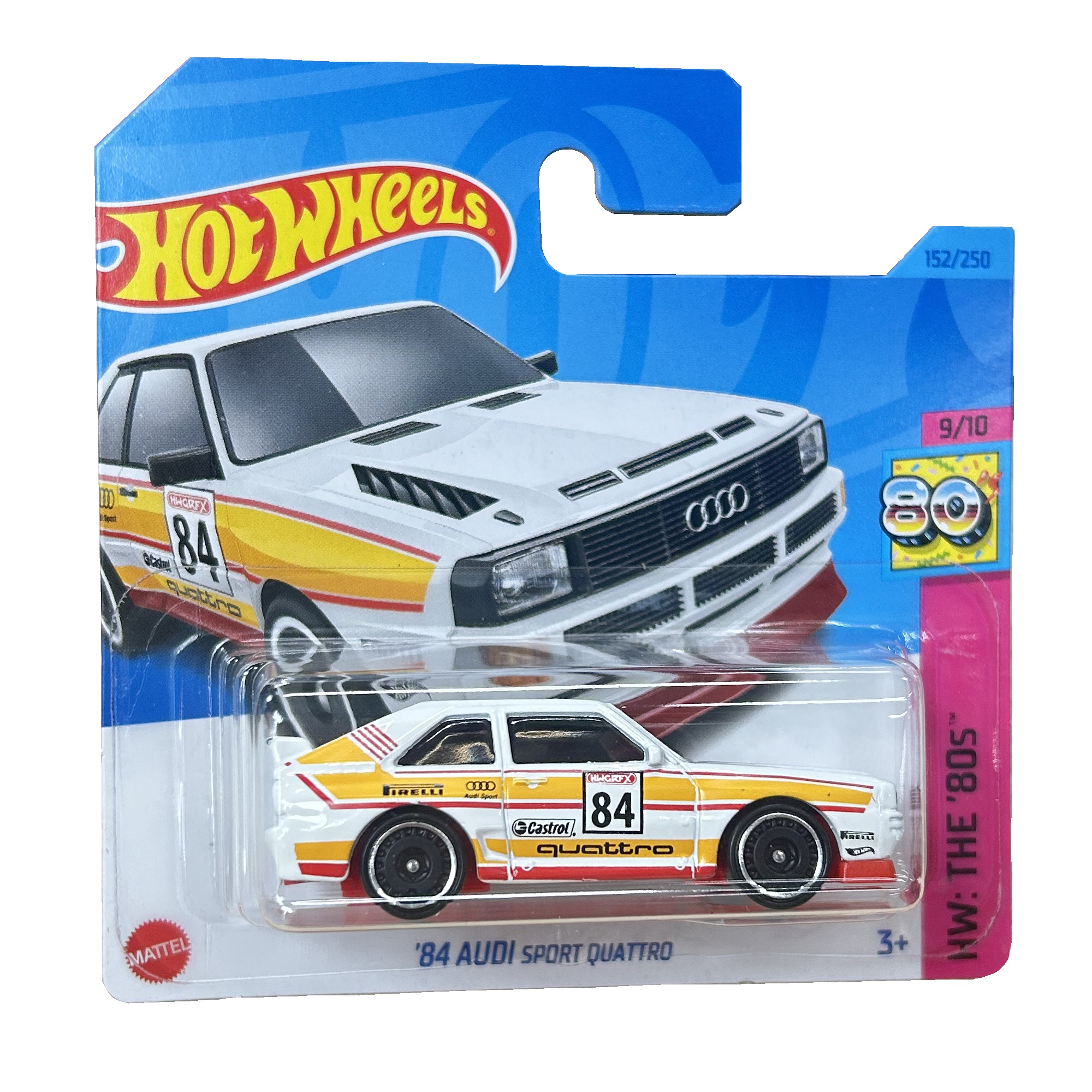 Автомобиль Hot Wheels Audi AUDI SPORT QUATTRO 63132 - фото 2