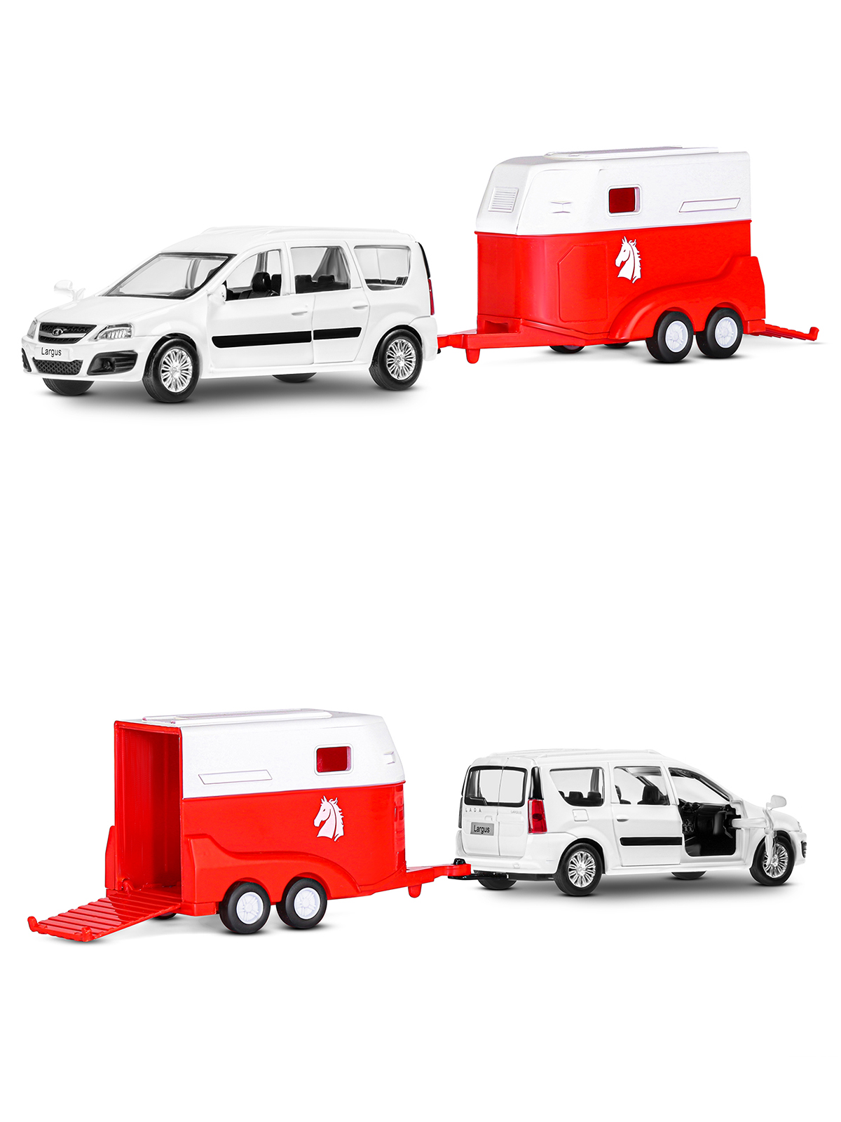 Автомобиль АВТОпанорама LADA Largus 1:43 JB1251631 - фото 14