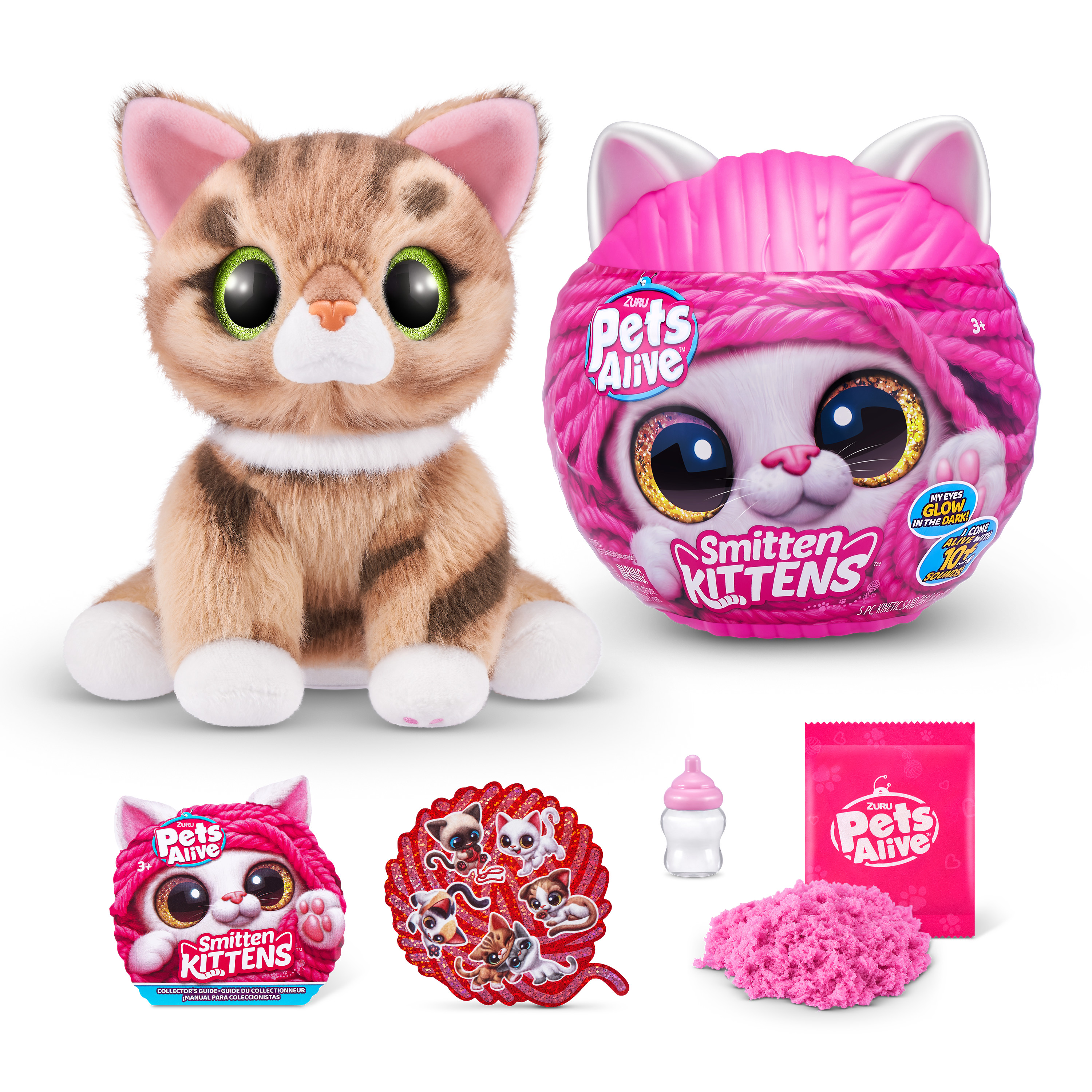 Игрушка мягкая Zuru Pets Alive котик Smitten Kittens - фото 13