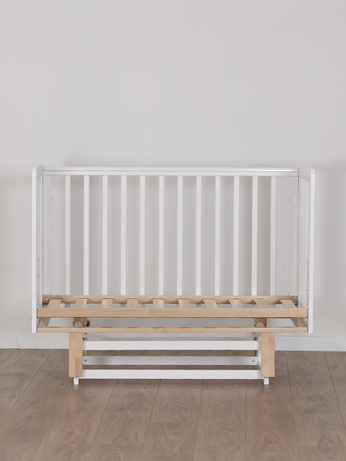 Детская кроватка Уютная среда Кроватка КР120, поперечный маятник (белый) - фото 29