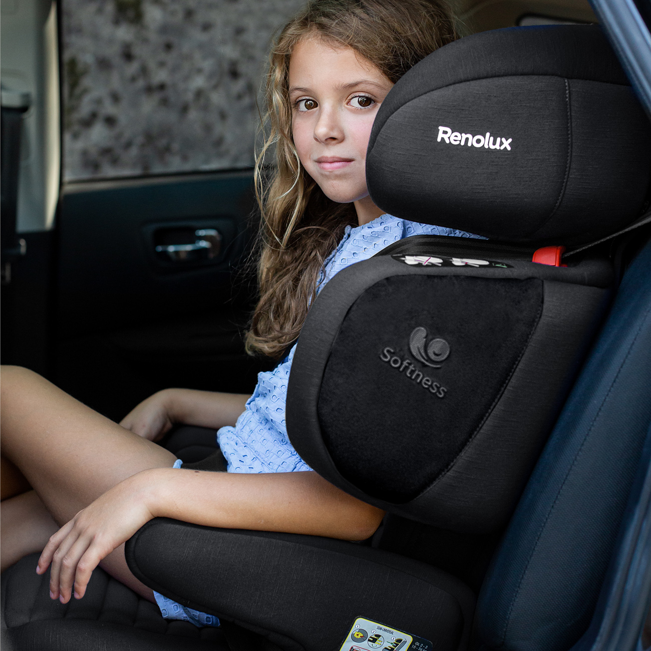 Автокресло Renolux Renofix carbon Isofix 2/3 (15-36 кг) черный - фото 6