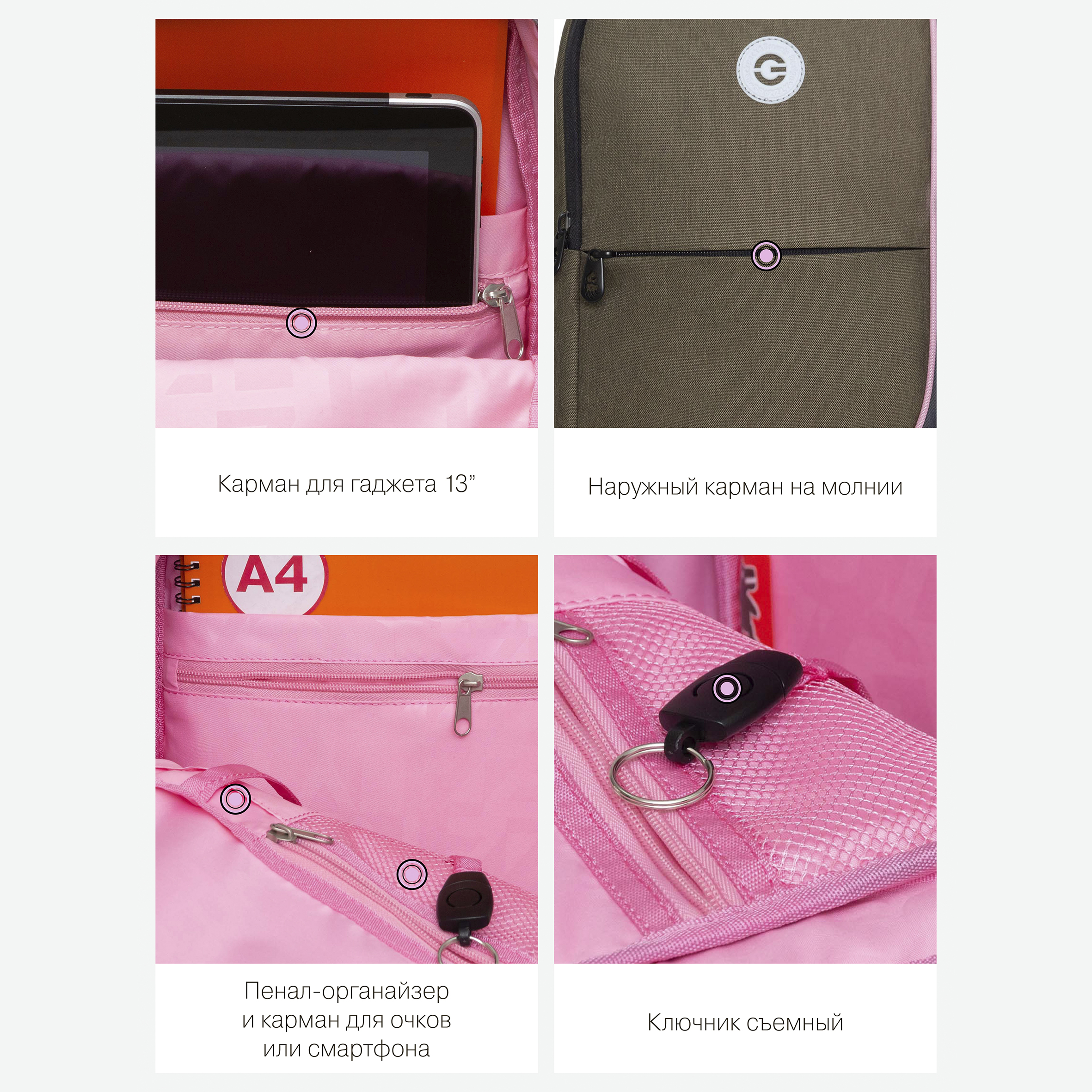 Рюкзак Grizzly для девочки - фото 11