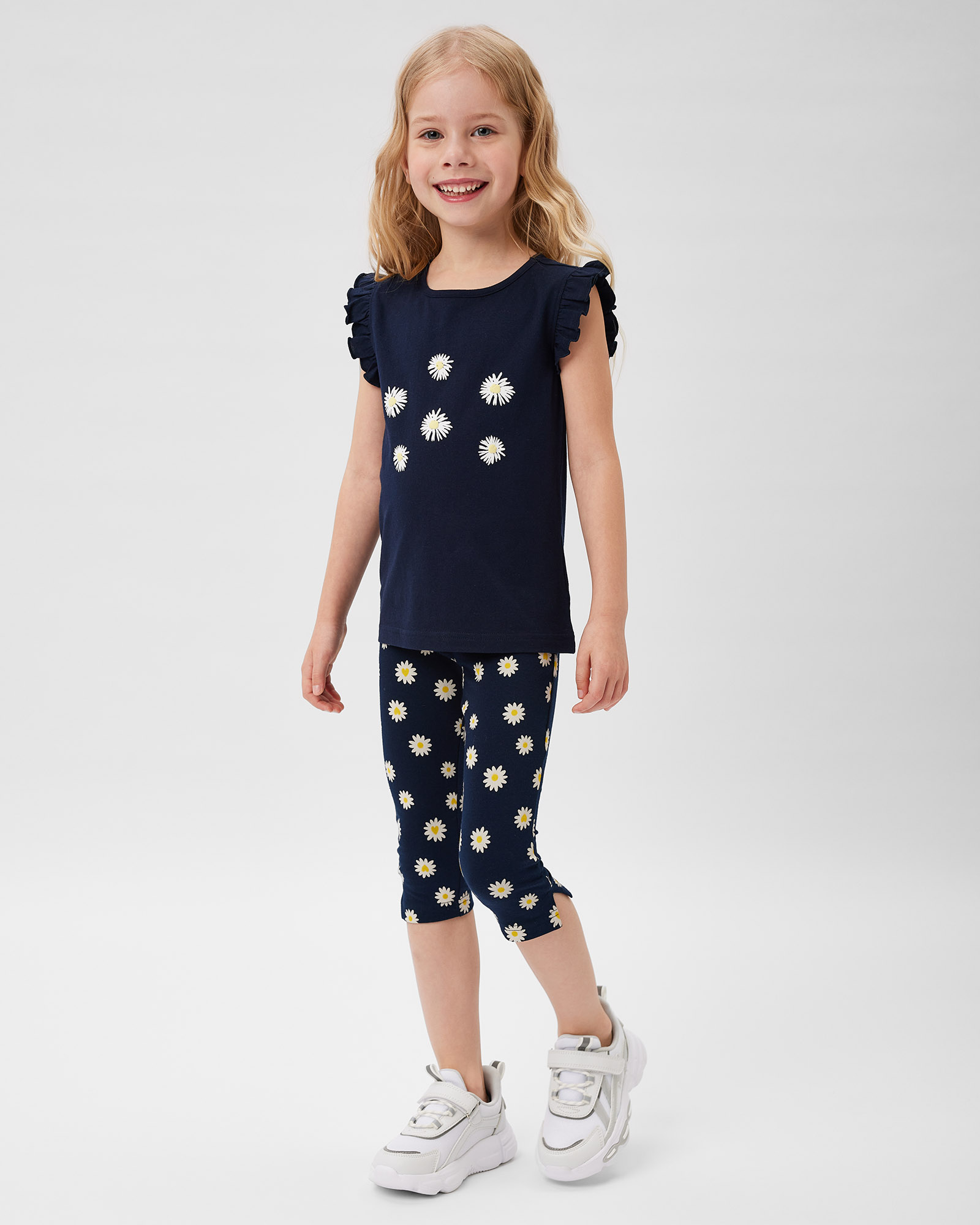 Изображение товара Детские велосипедки Futurino 104 Синий с цветочным принтом