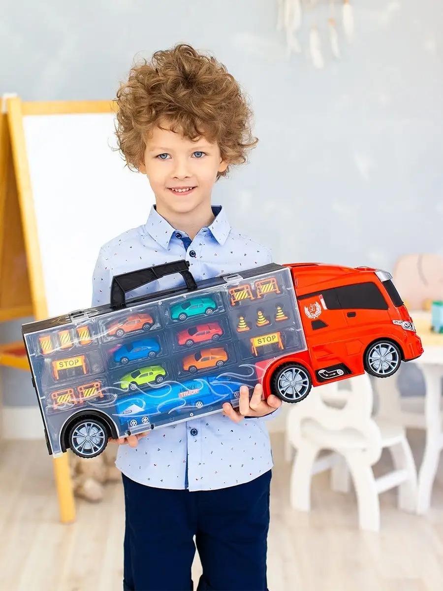 Автовоз Givito с тоннелем G205-002 - фото 1